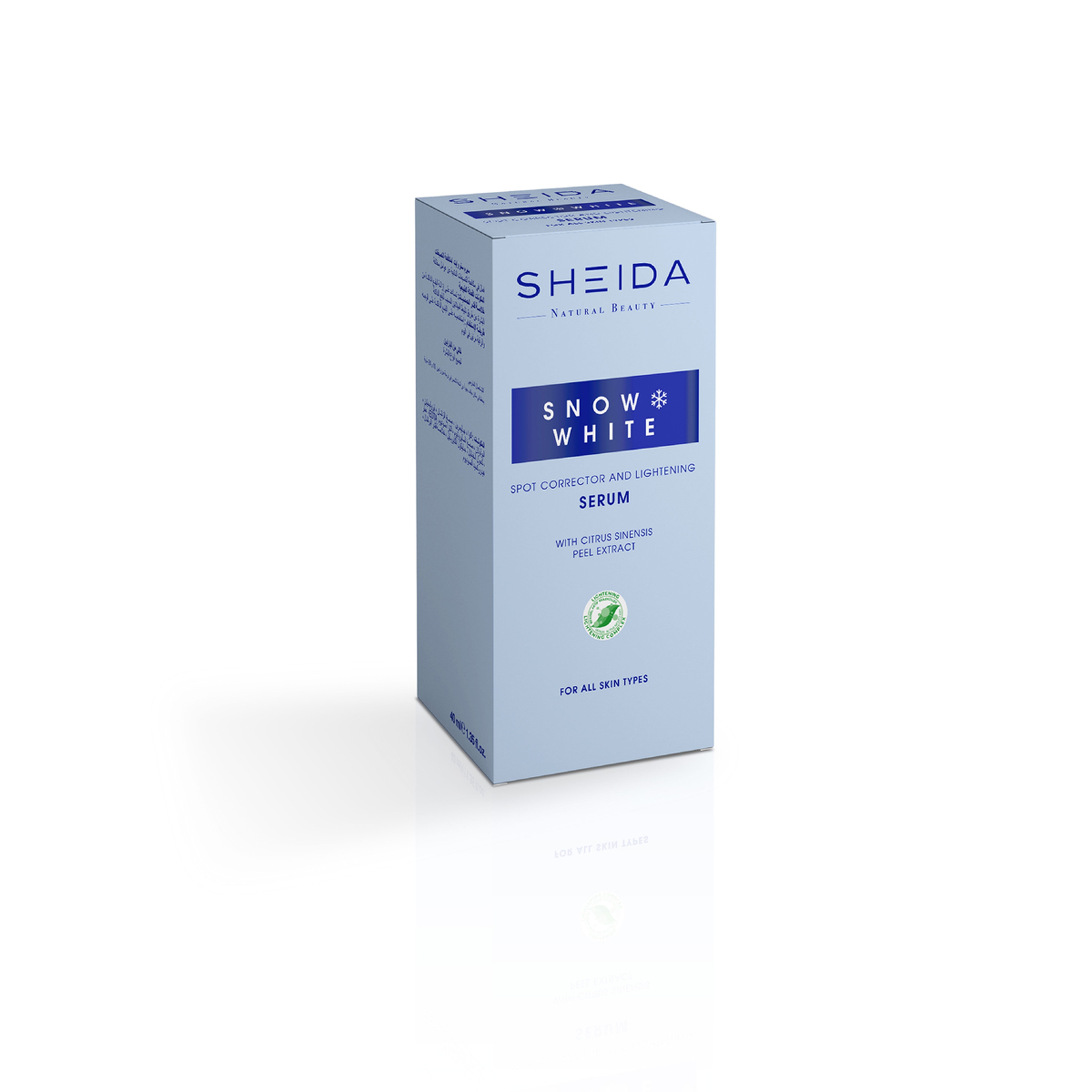 Sheida SNOW WHITE Brightening and Spot Correction Serum For All Skin Types – 40 ml