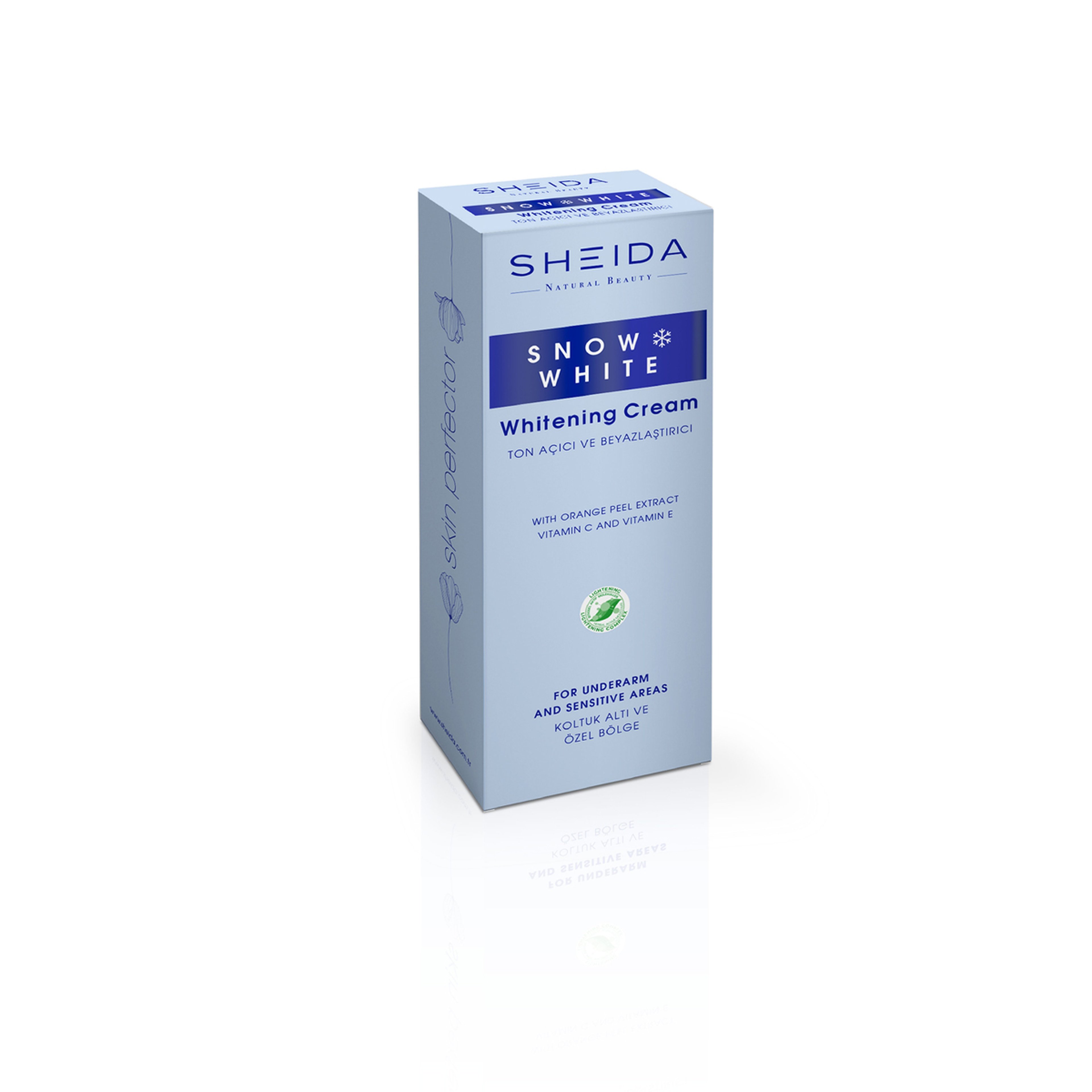 Sheida SNOW WHITE Brightening Cream For Underarms and Sensitive Areas – 75 ml