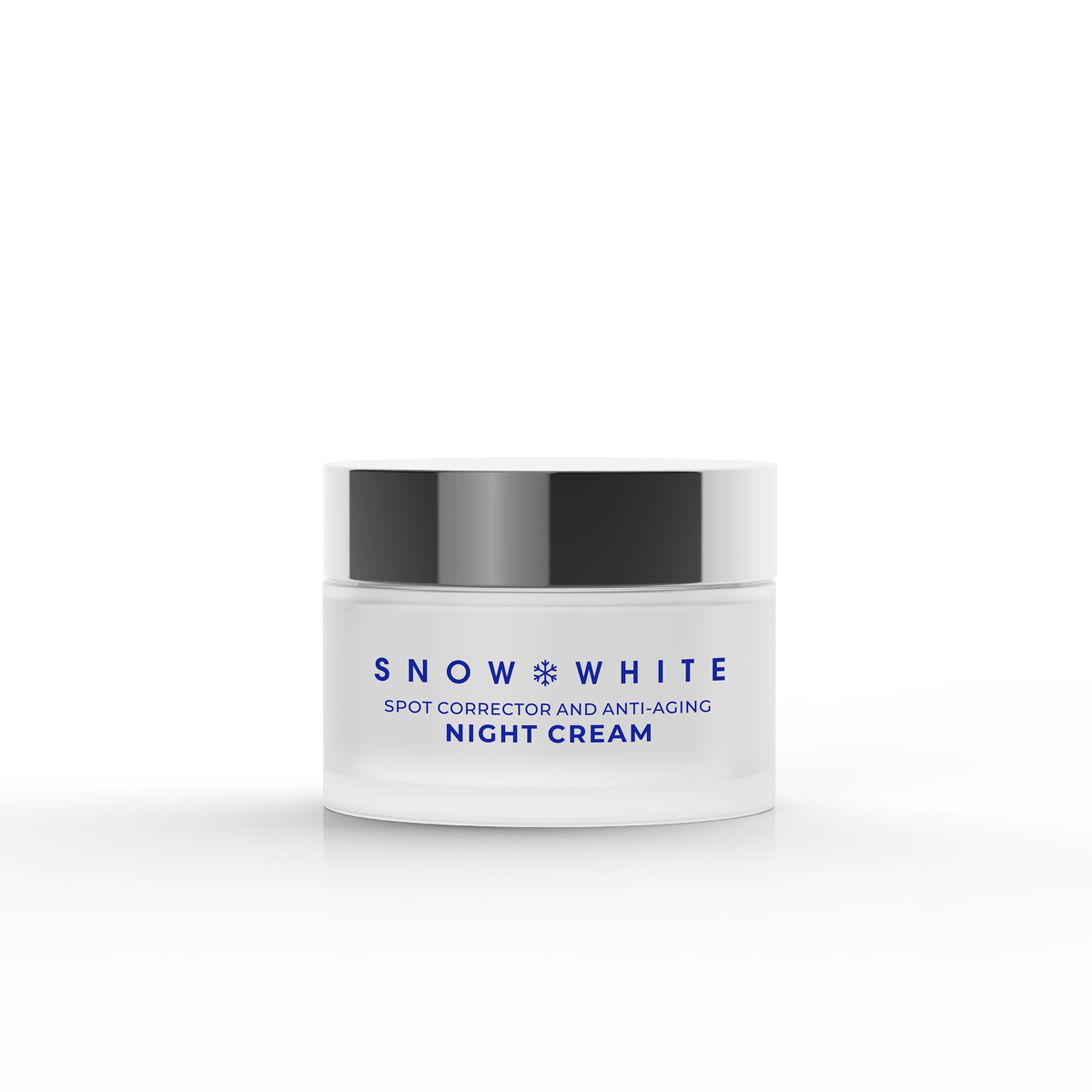Sheida SNOW WHITE Night Cream Anti-Aging & Spot Correction For All Skin Types – 50 ml