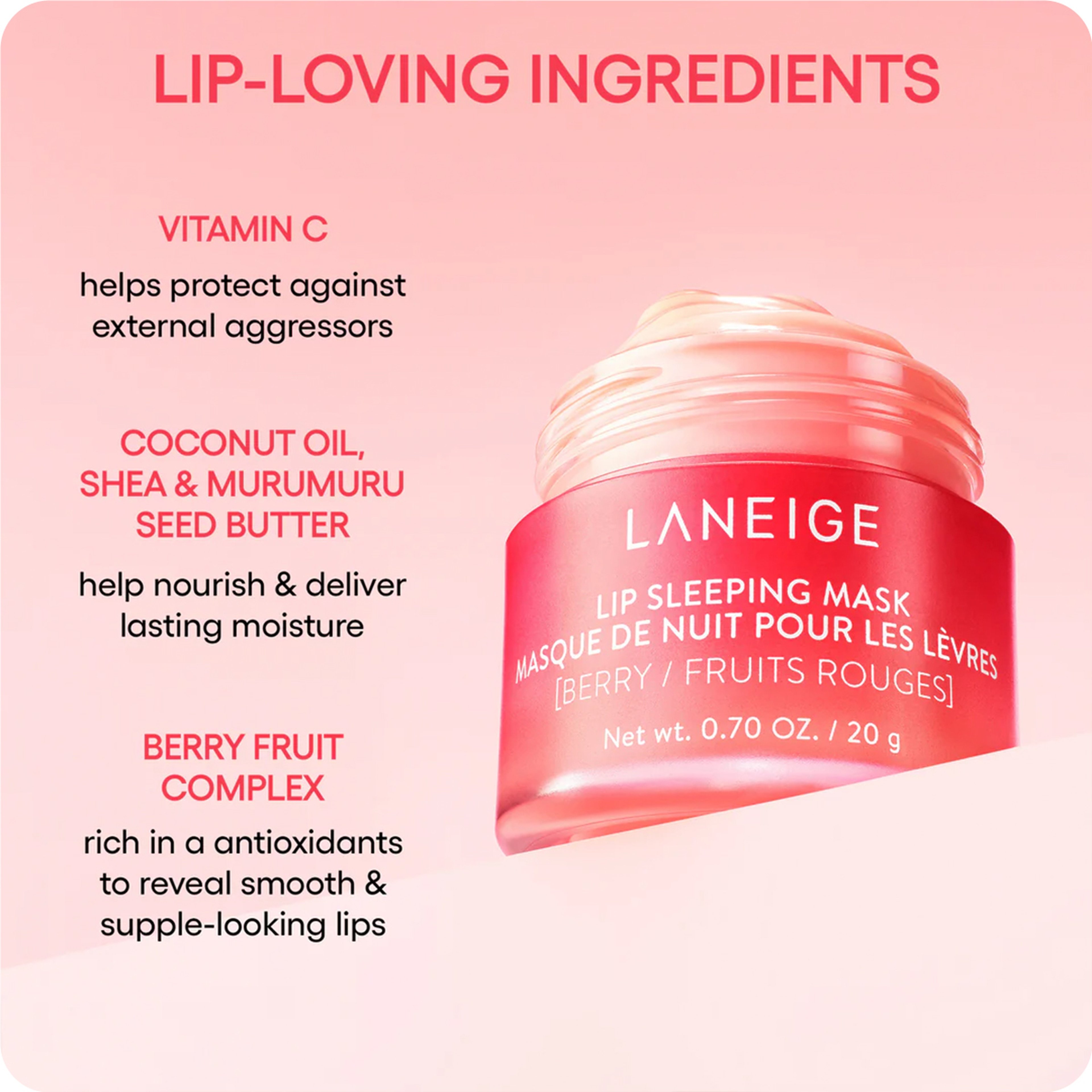 Laneige Lip Sleeping Mask Berry Fruit 20 Gm