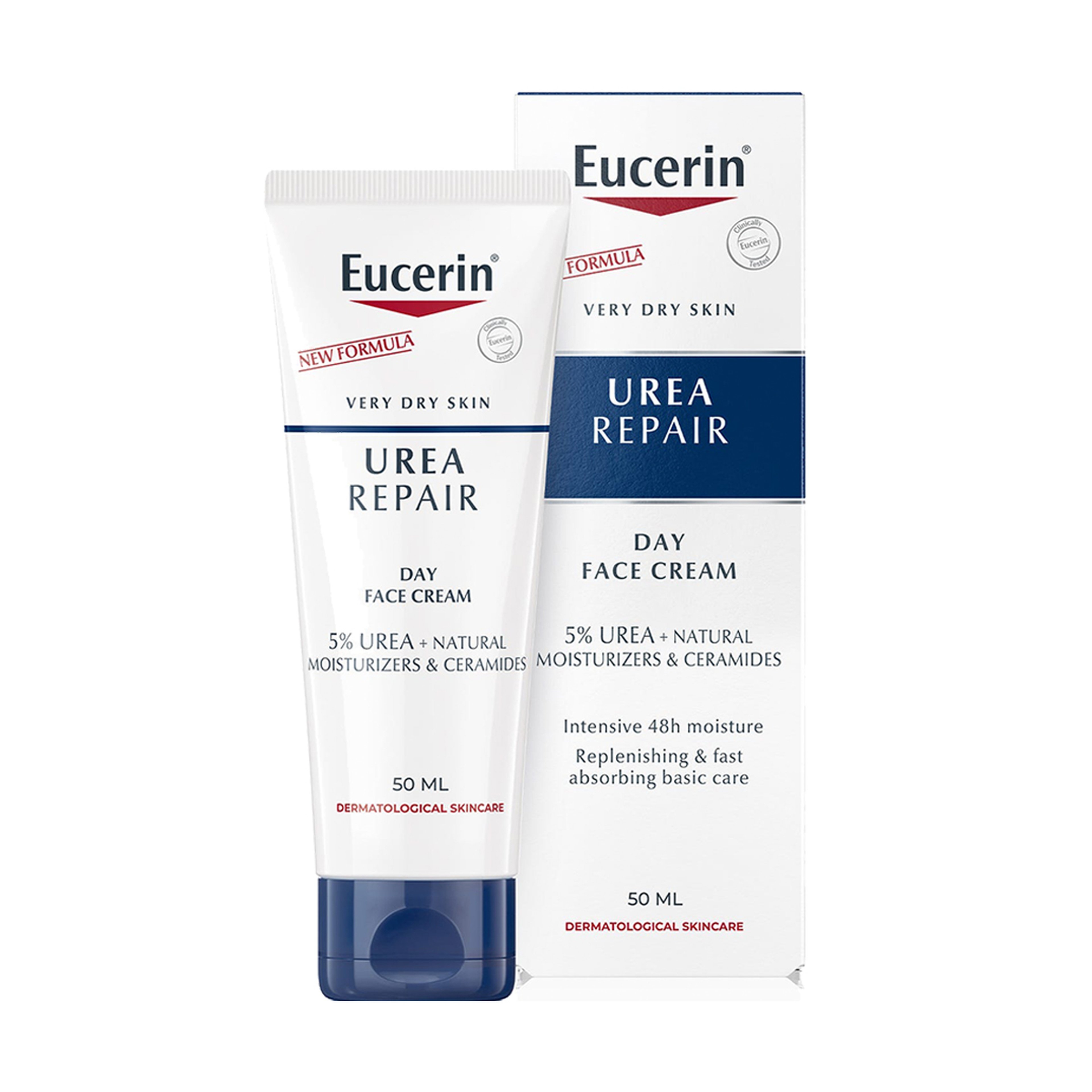 يوسرين كريم لبشرة الوجة الجافة 5% يوريا 50 مل