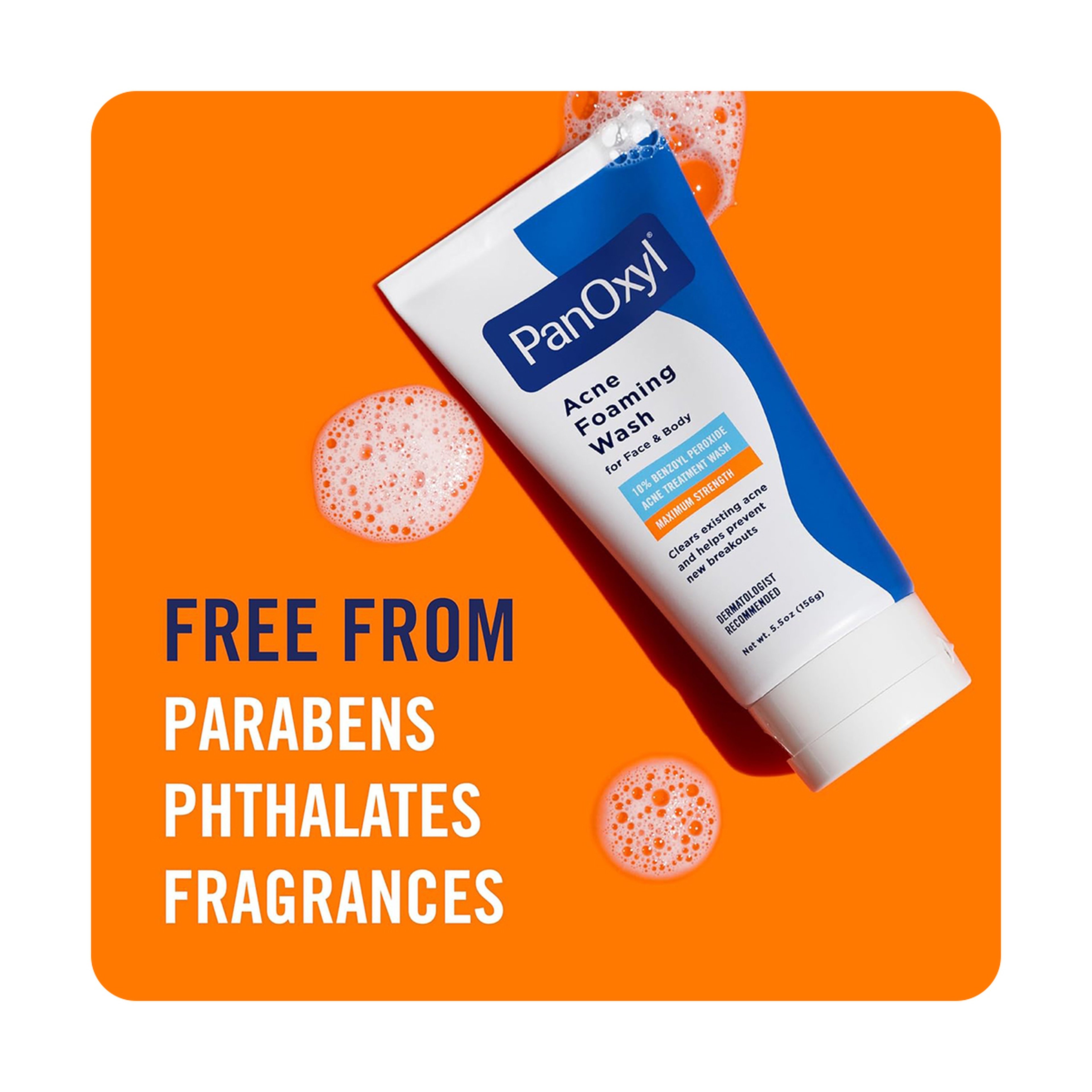 Panoxyl Acne Foaming Wash 10% Benzoyl Peroxide 156g