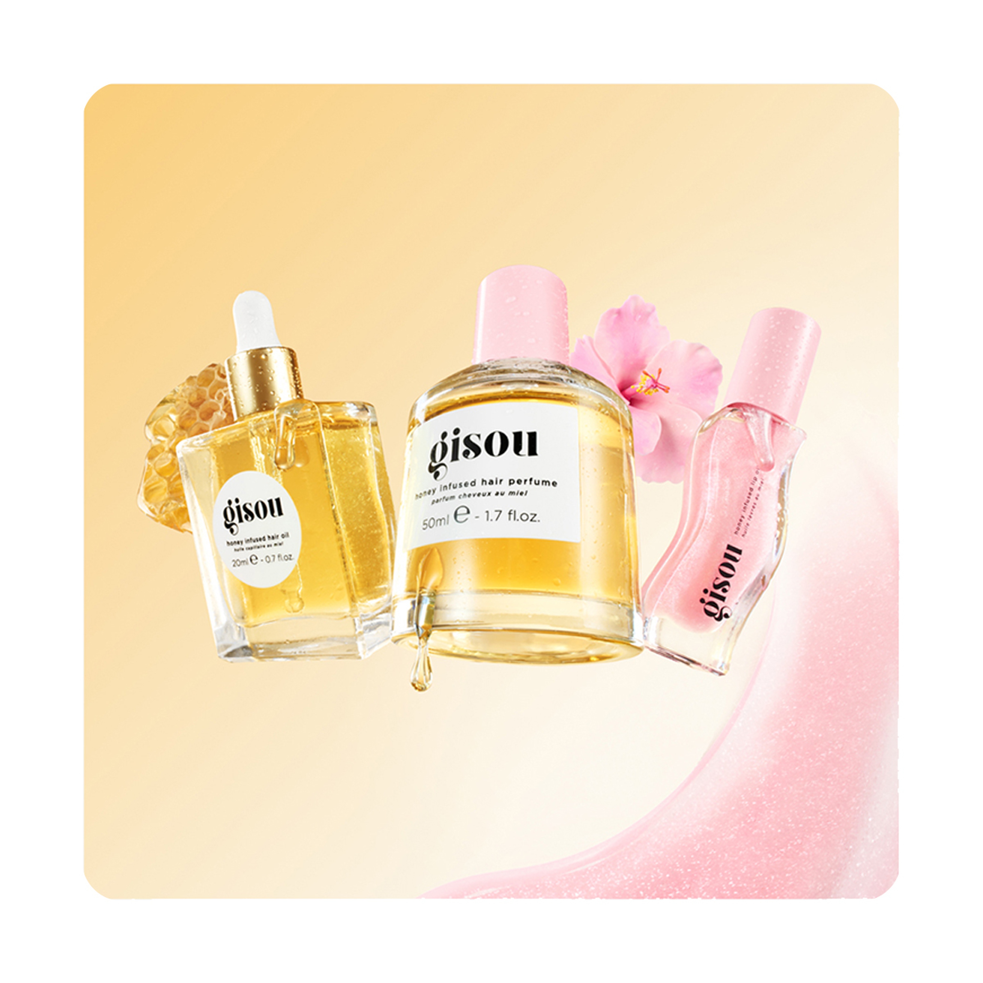 Gisou Honey Gloss Hydration Trio Kit