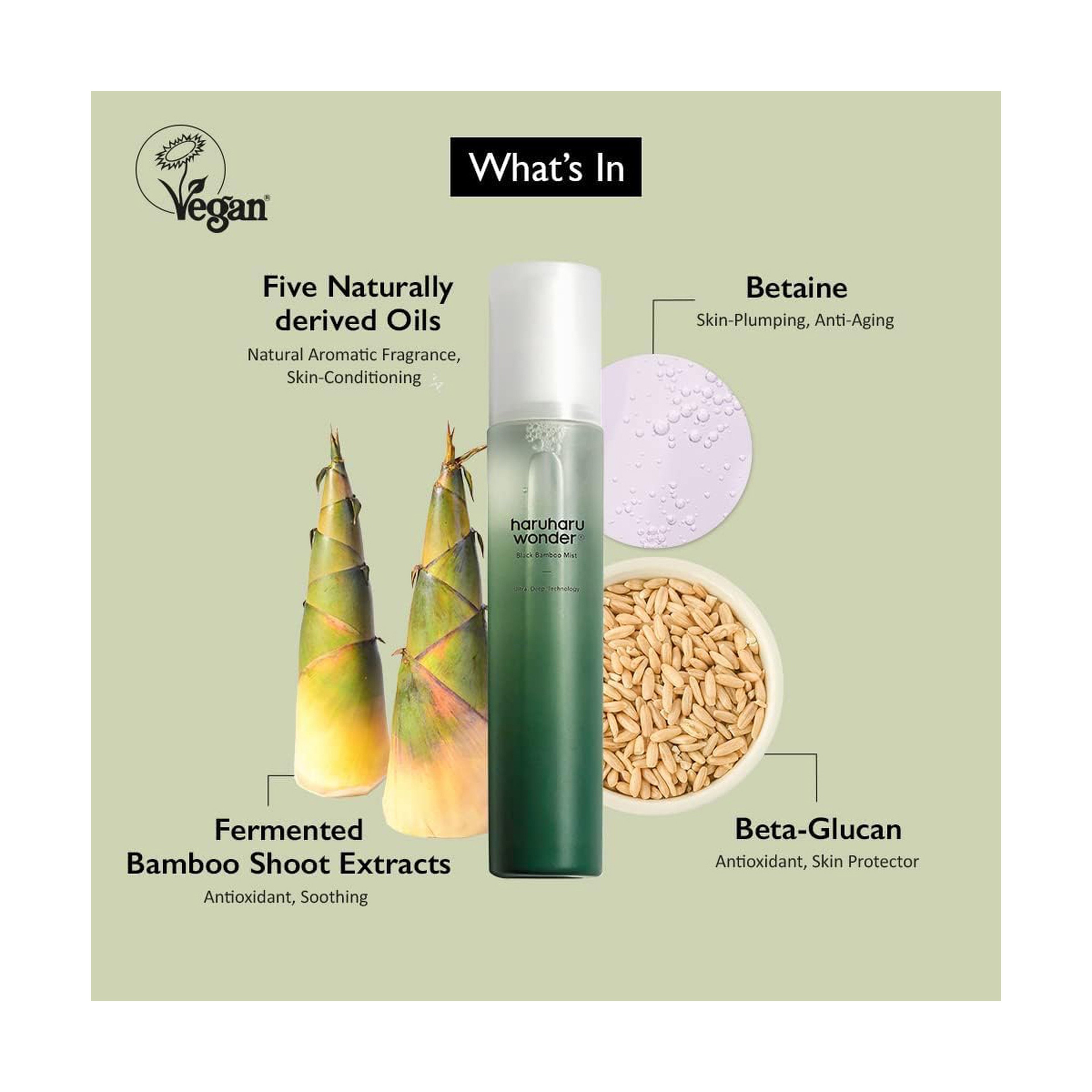 HaruHaru Black Bamboo Mist 150ml