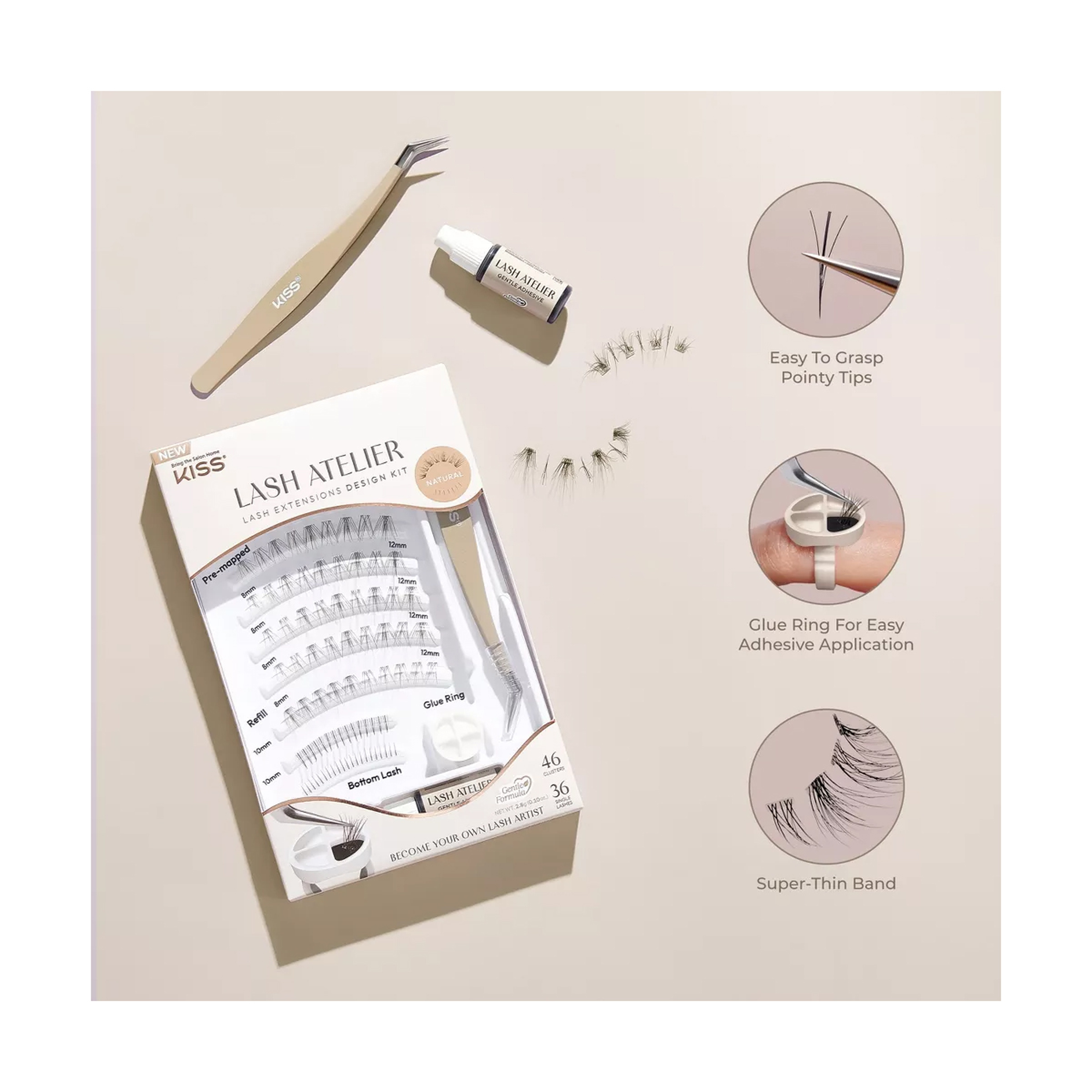 KISS Lash Atelier Professional Lash Extension Kit