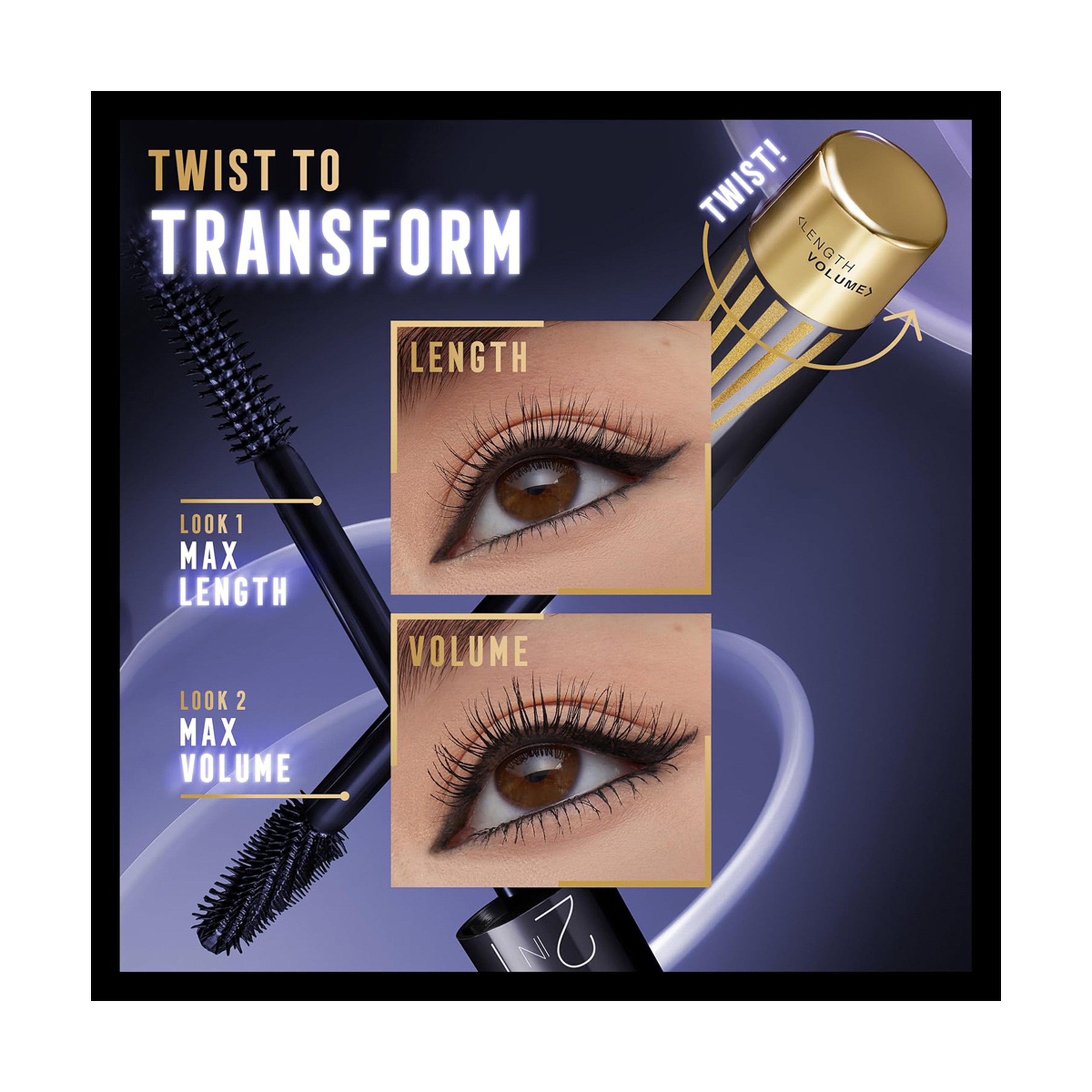 Max Factor Masterpiece 2 In 1 Lash Wow Mascara