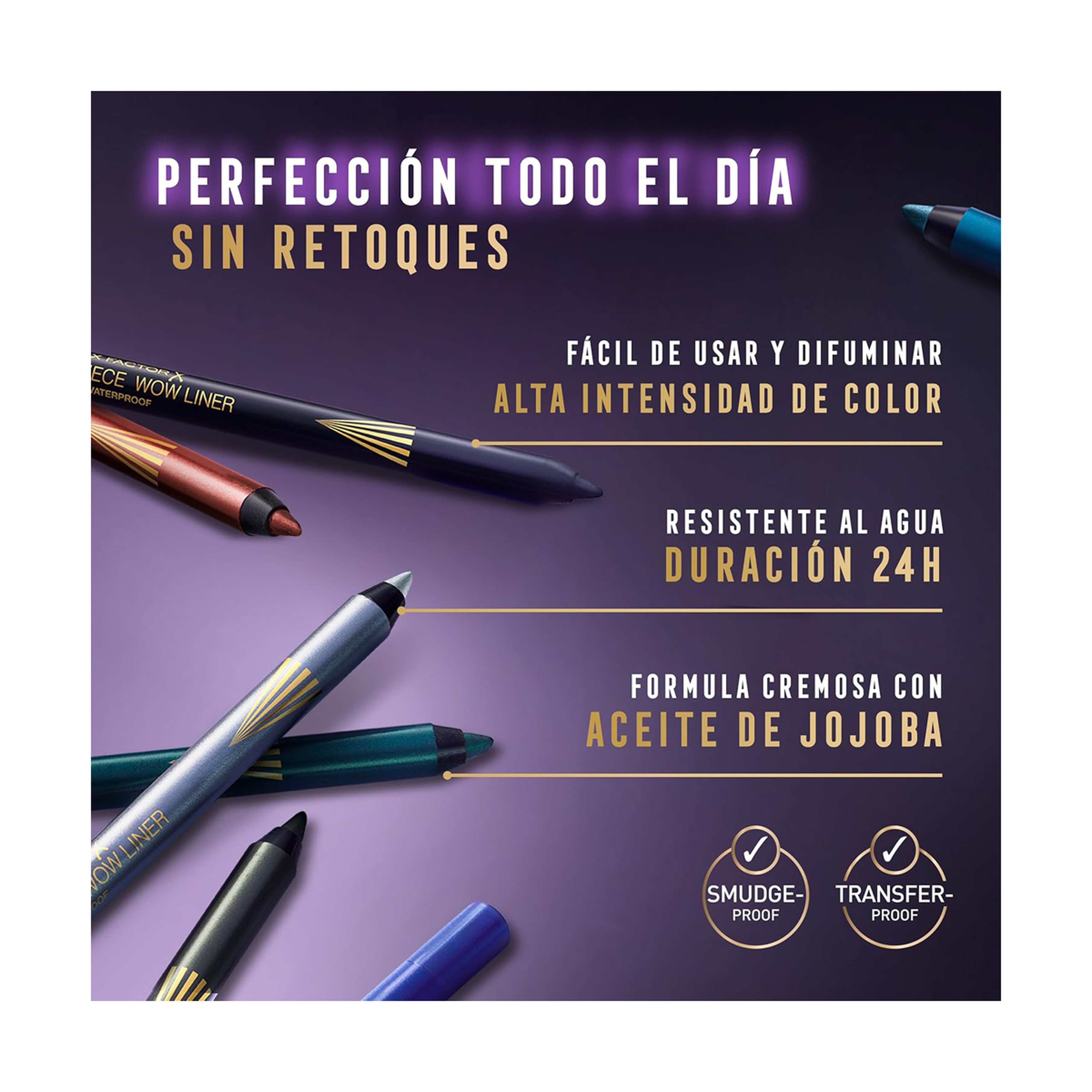 Max Factor Masterpiece Wow Liner, 24-Hour Wear Eyeliner