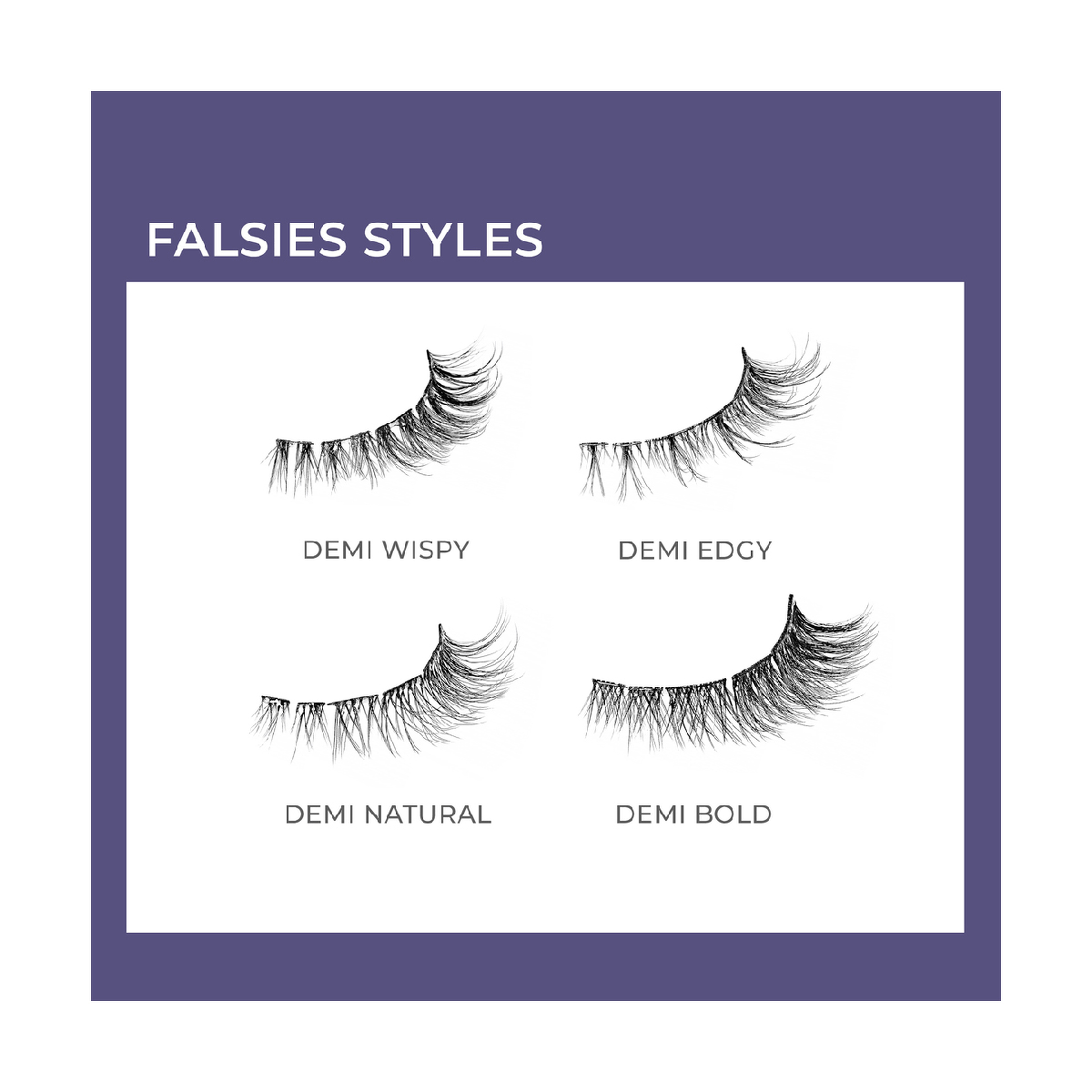 كيس رموش إمبريس كِت – ديمي إدجي (24 عنقود)