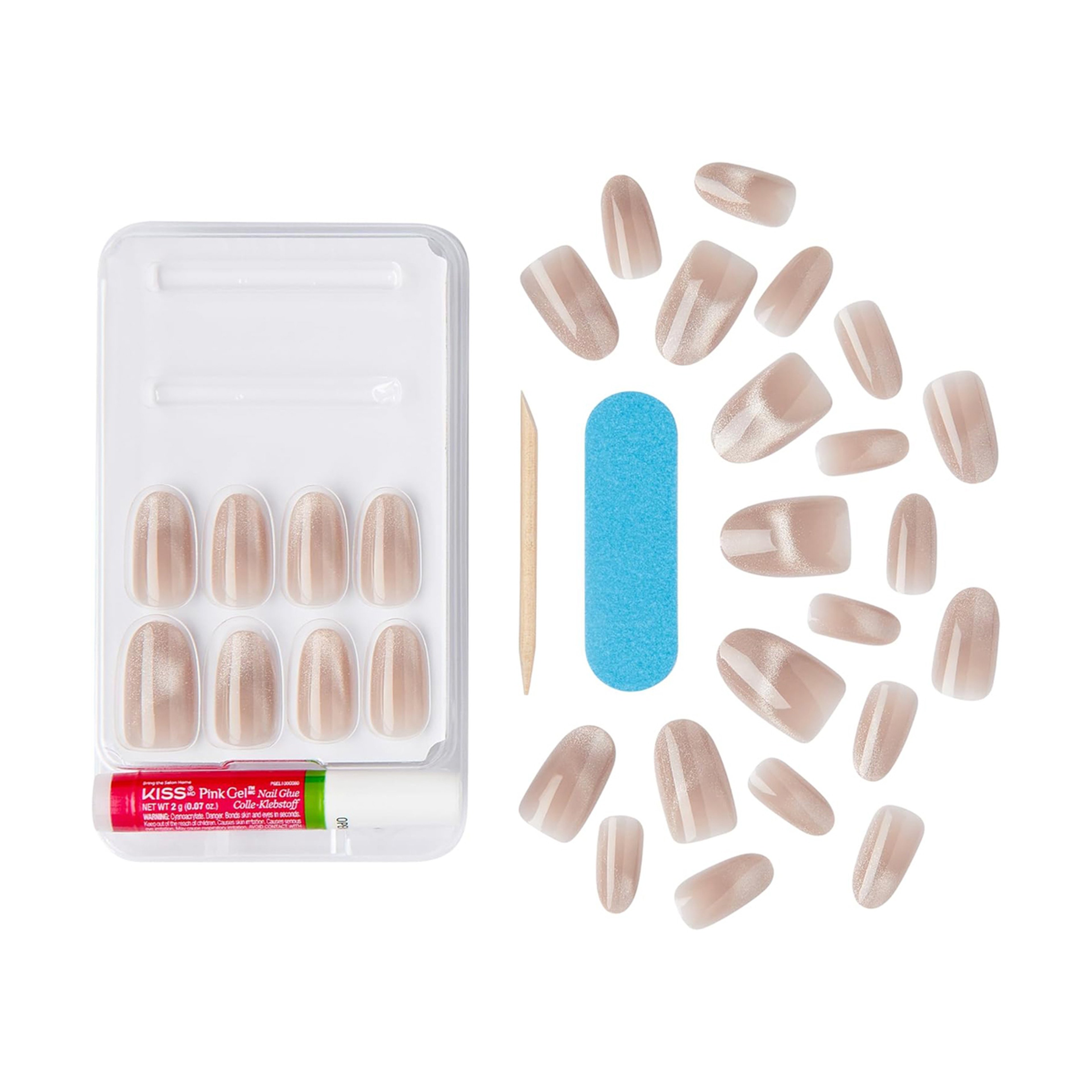 كيس جل فانتسي أظافر لاصقة “دراما” – شكل بيضاوي