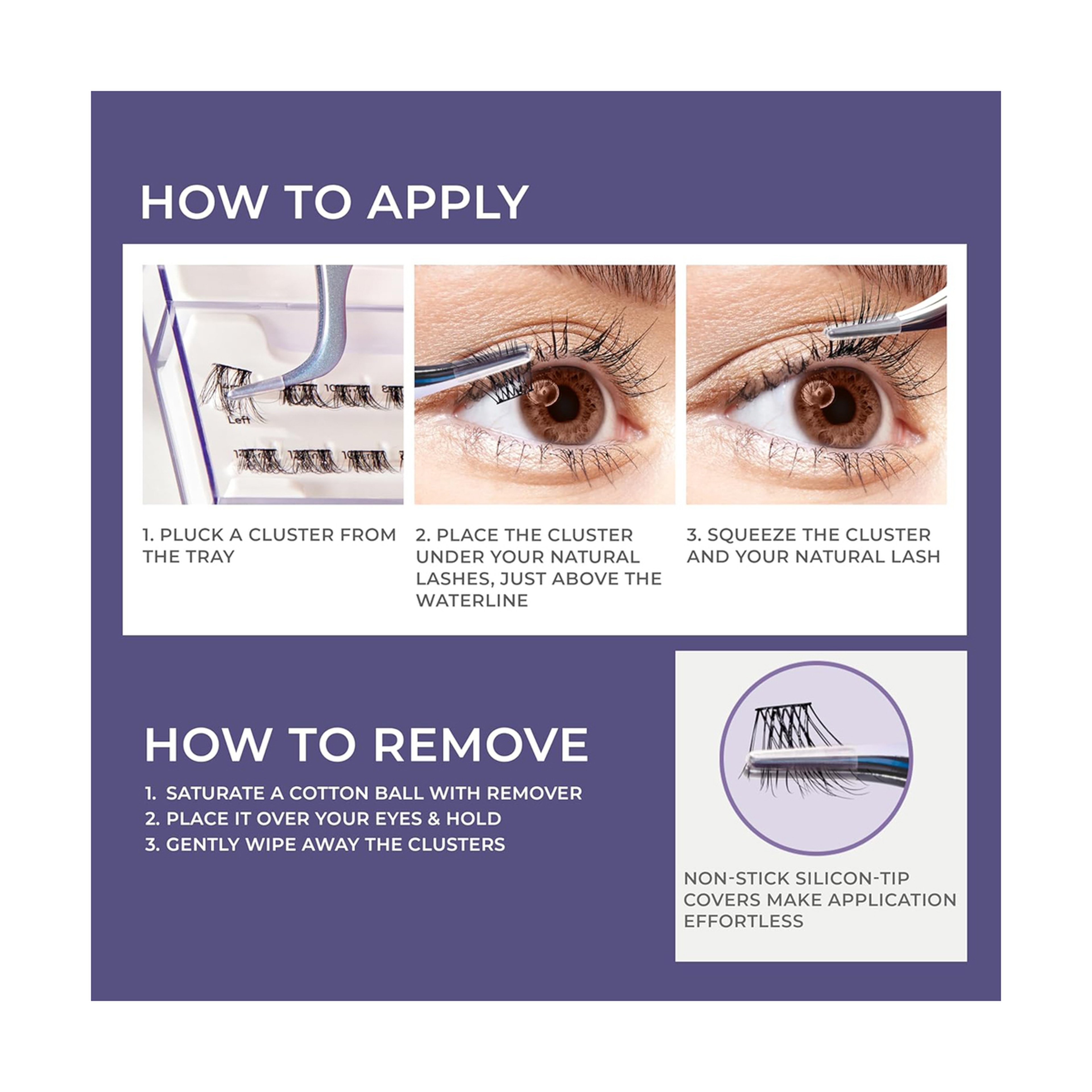 كيس إمبريس فالسيز رموش لاصقة ذاتية طويلة الثبات – ديمي ويسبي