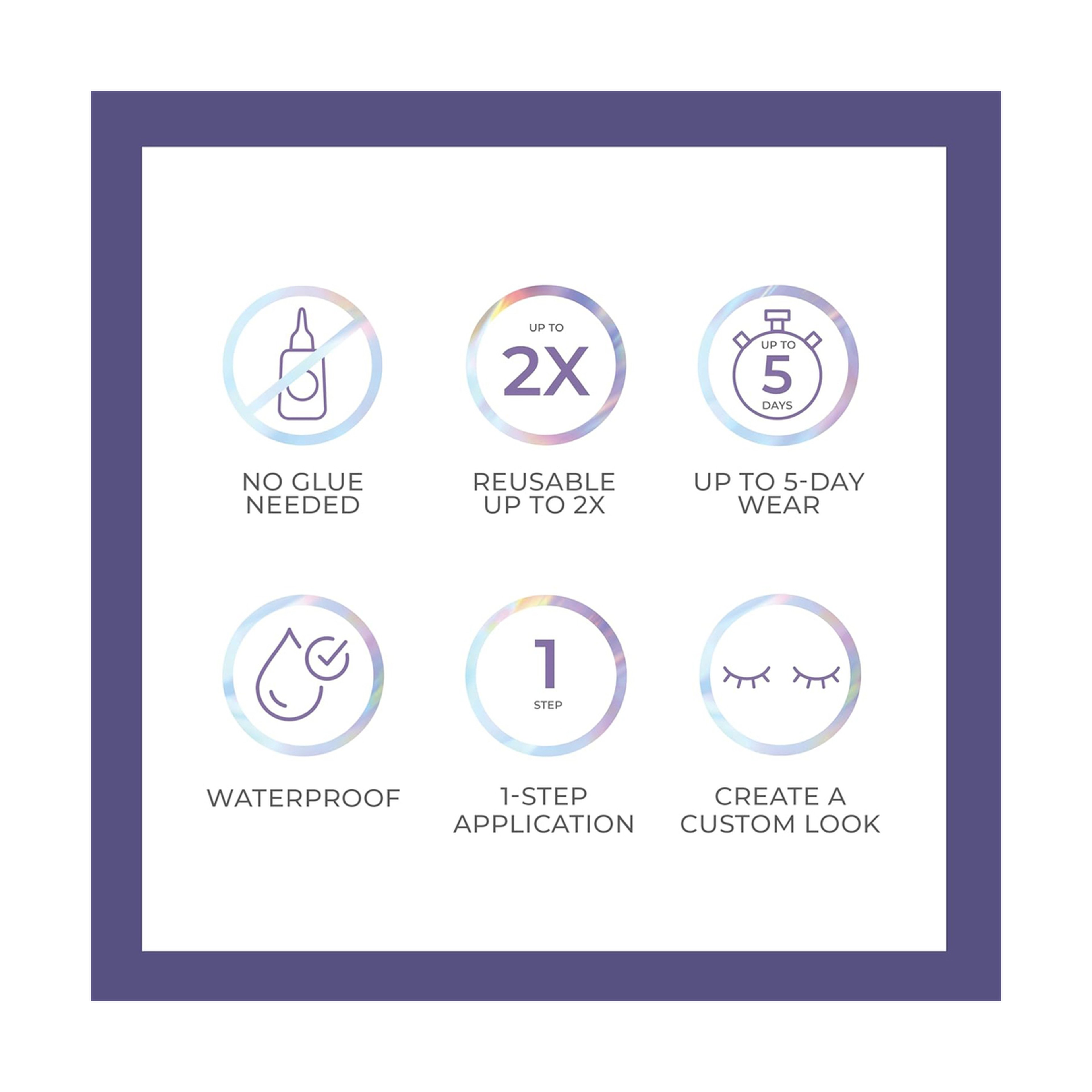 كيس إمبريس فالسيز رموش لاصقة ذاتية طويلة الثبات – ديمي ويسبي