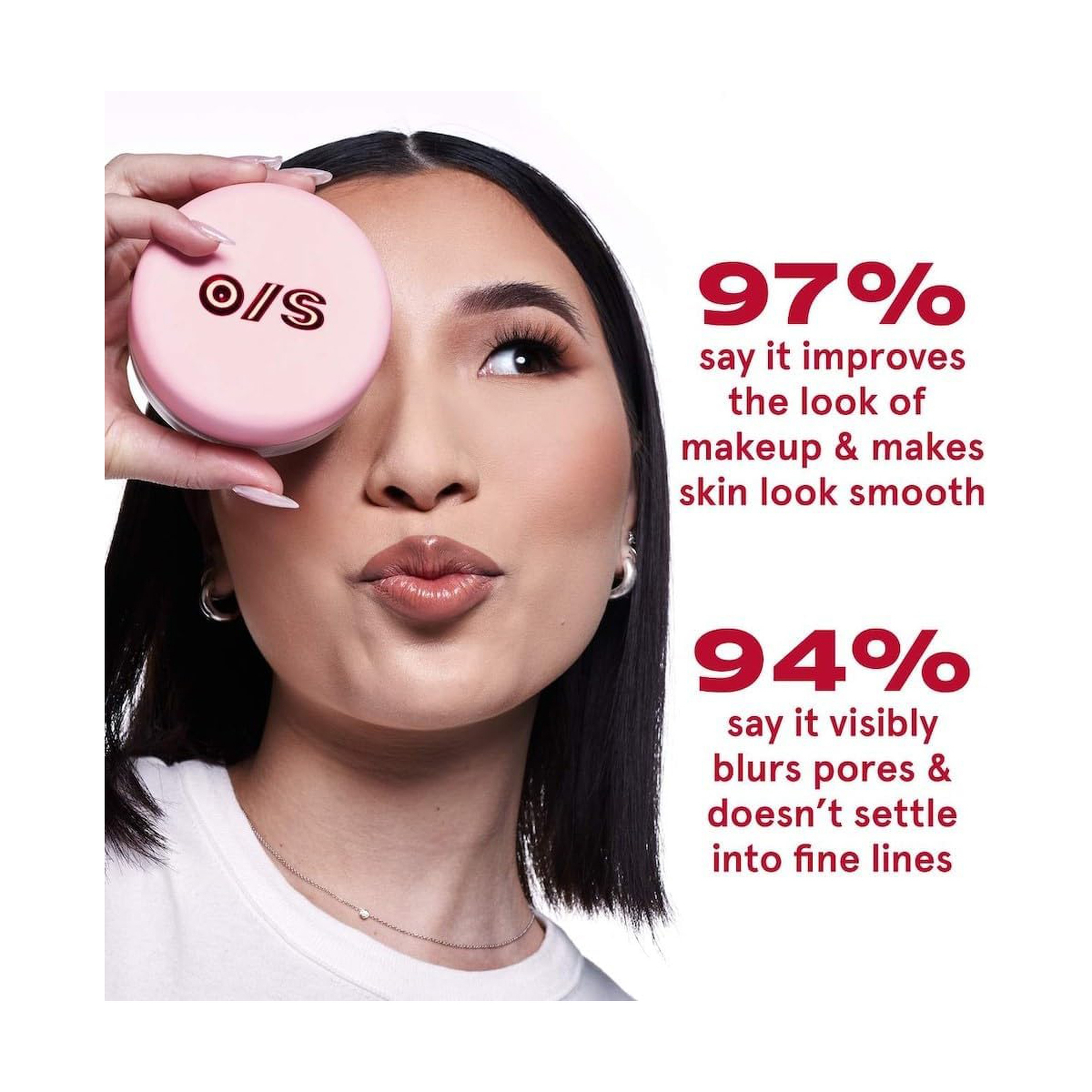 One Size Ultimate Blurring Setting Powder Full Size - Ultra Pink