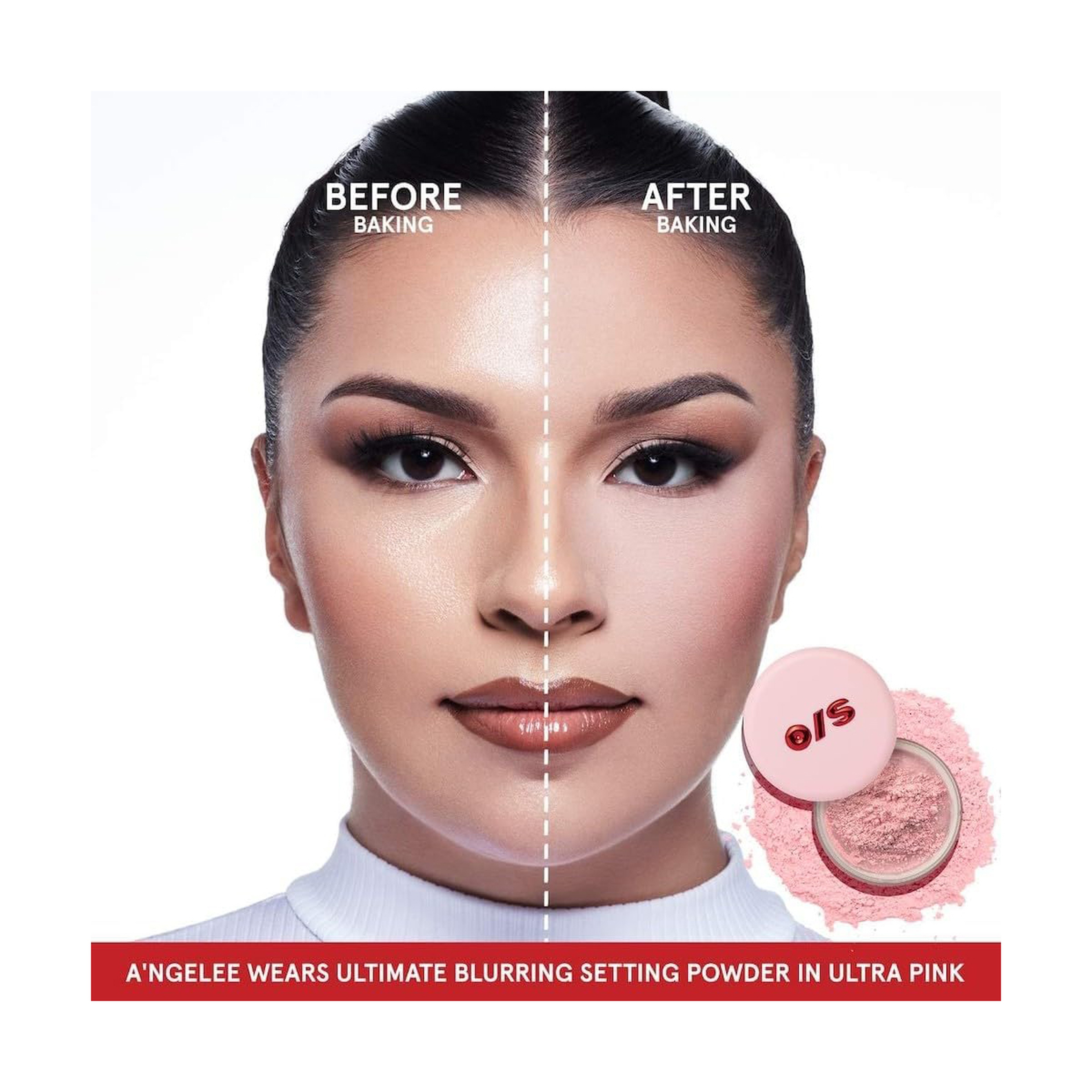 One Size Ultimate Blurring Setting Powder Full Size - Ultra Pink