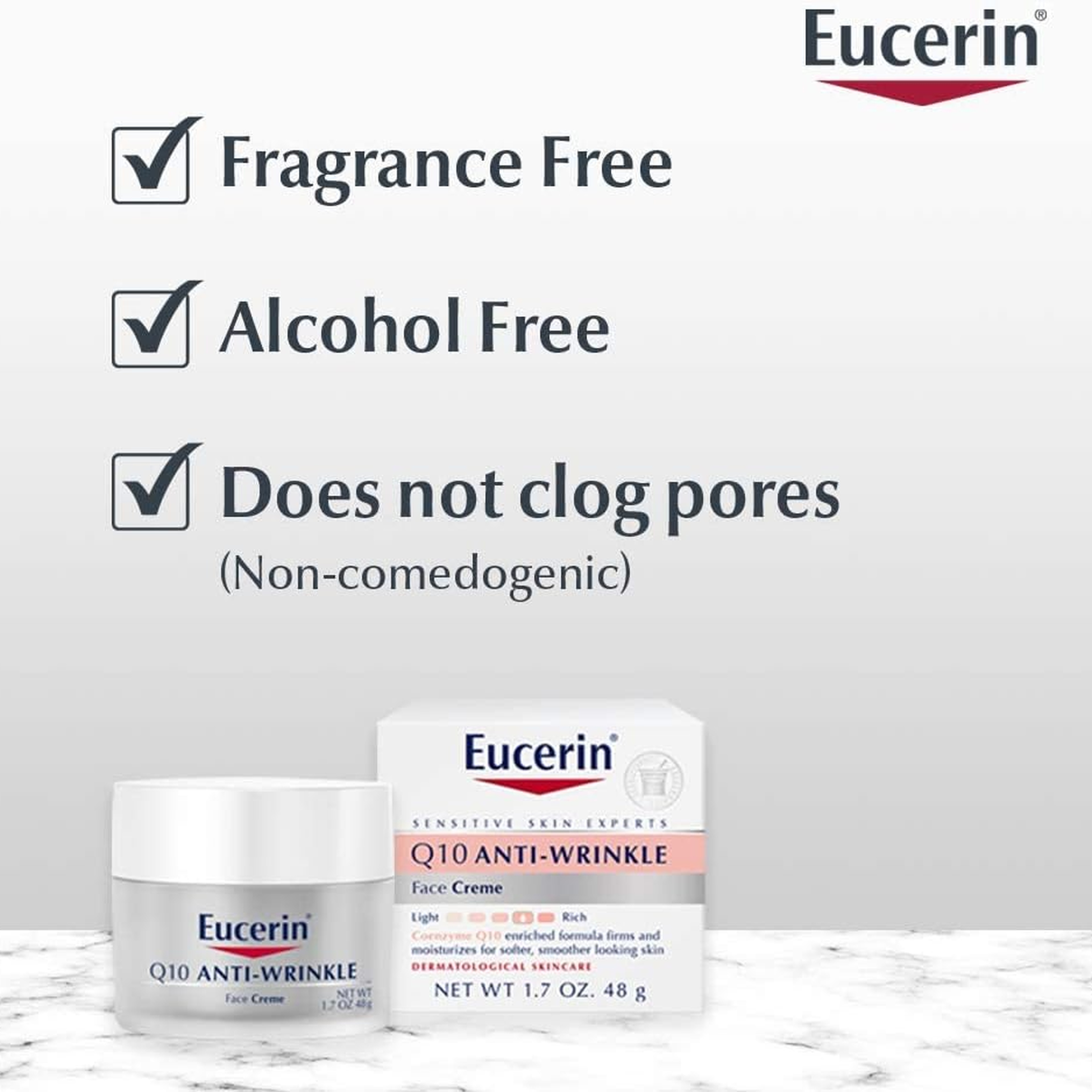 يوسرين كريم الوجه Q10 للتجاعيد للبشره الحساسه 48جرام