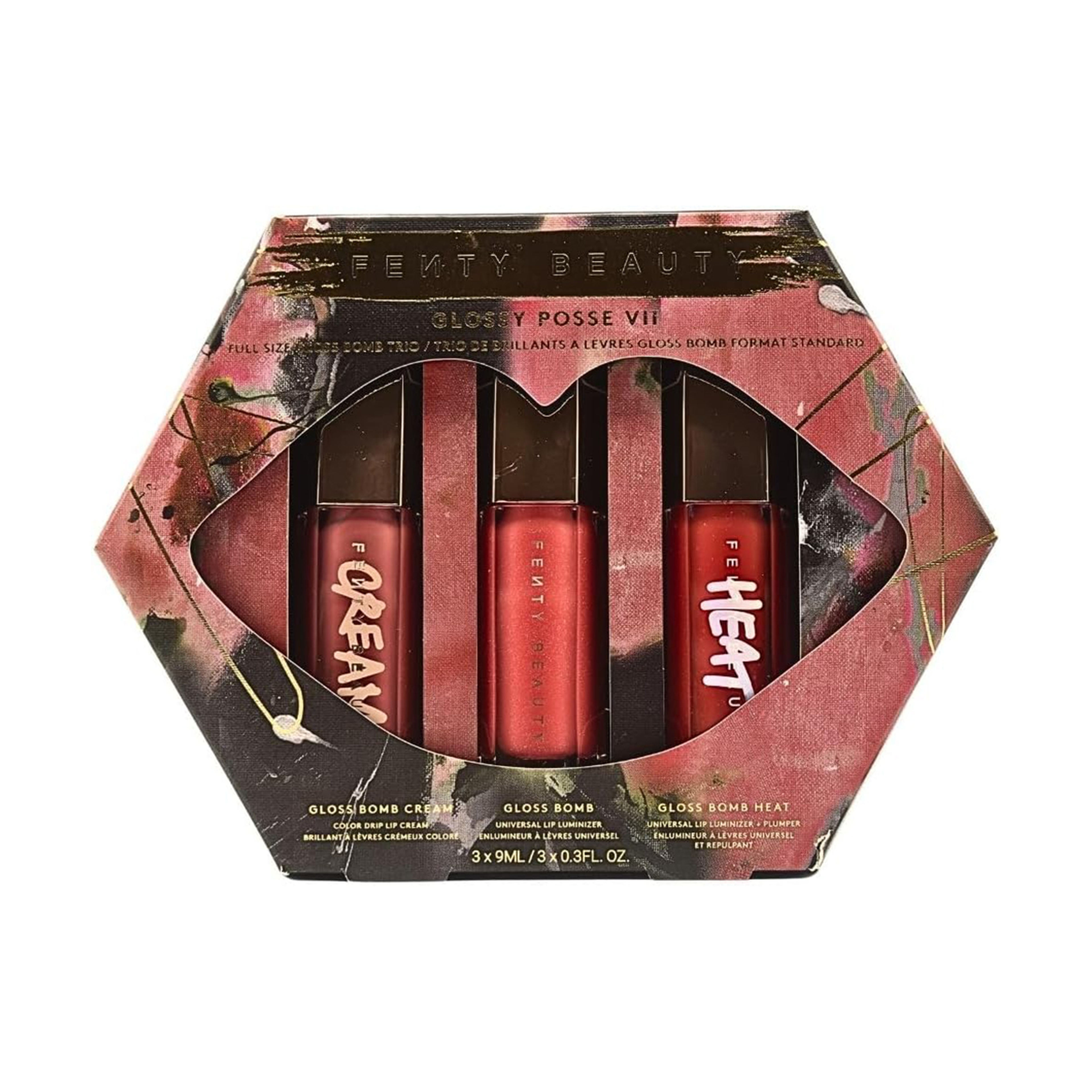 Fenty Glossy Posy VII Full-Size Gloss Bomb Trio