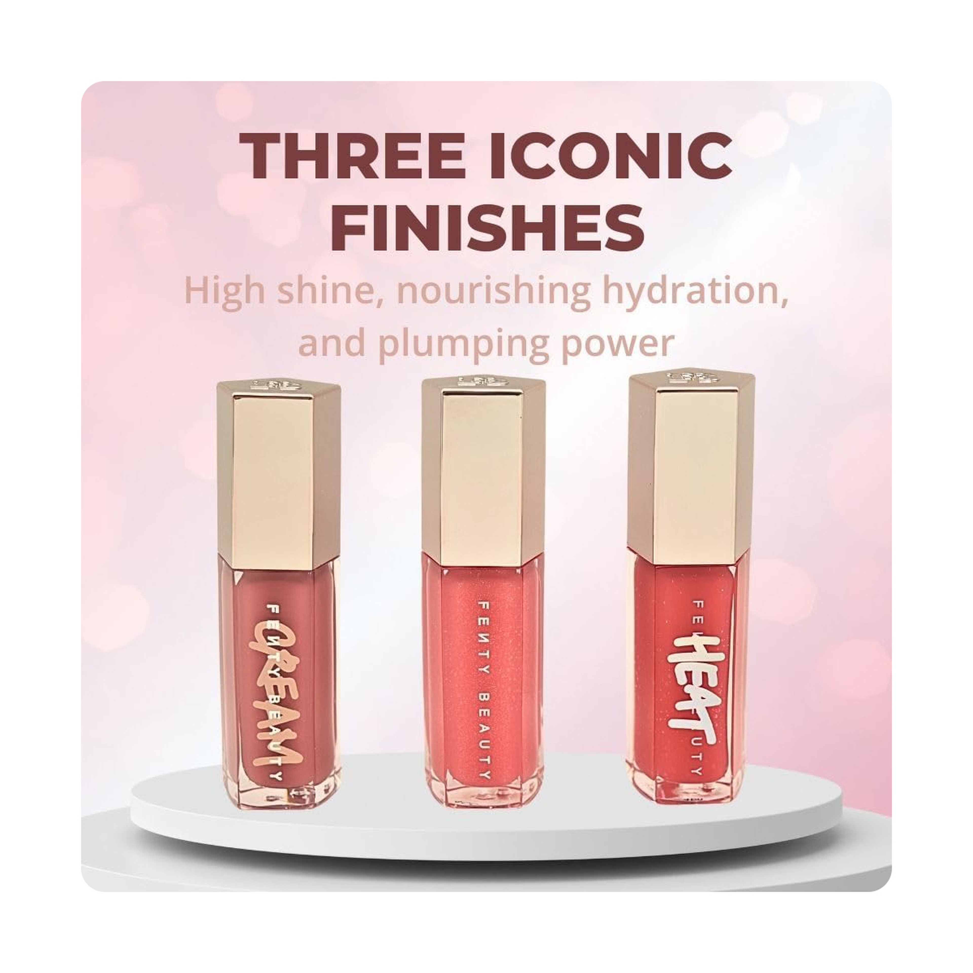 Fenty Glossy Posy VII Full-Size Gloss Bomb Trio