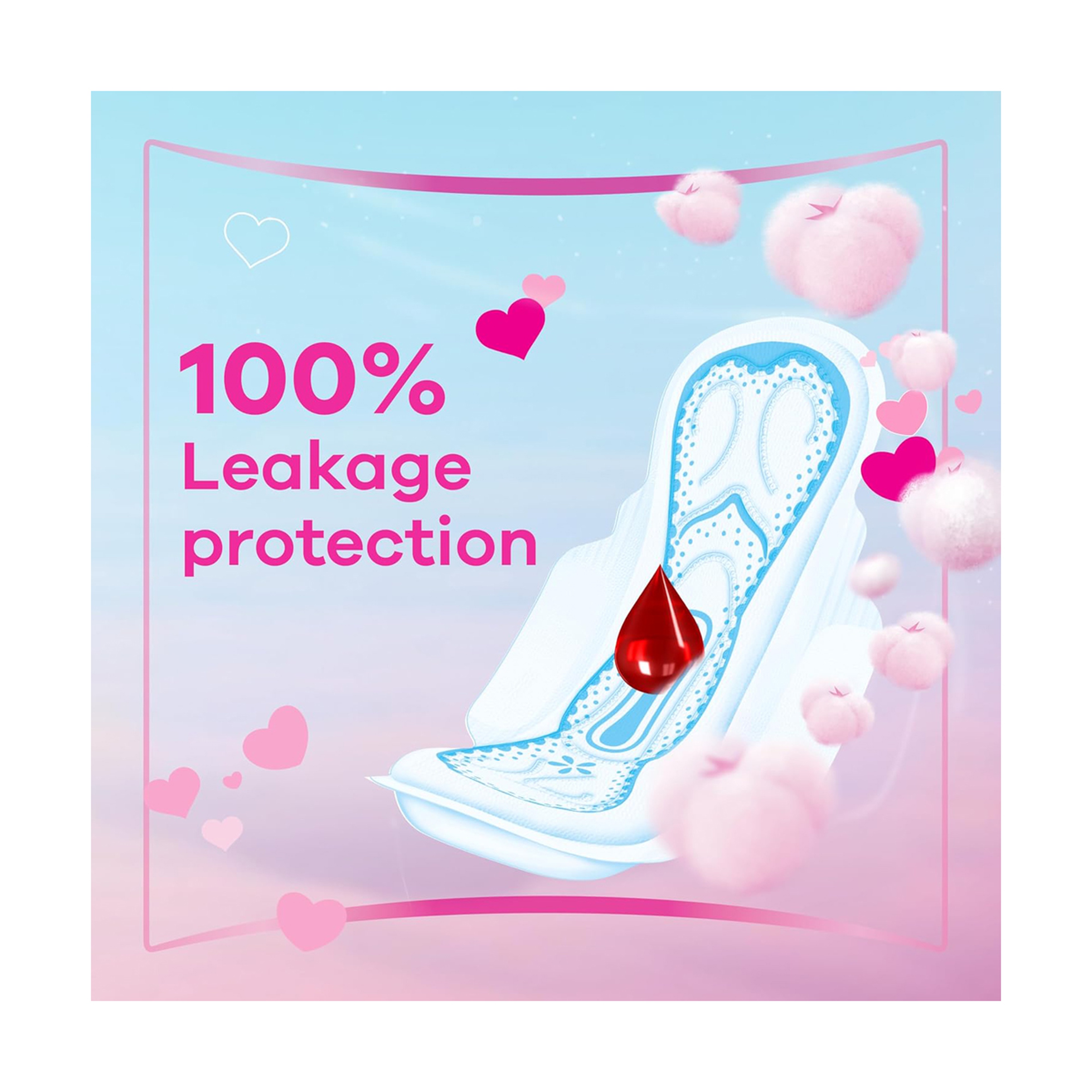 Always Pads Maxi Thick Skin Love Cottony Soft Large, 46 Sanitary Pads