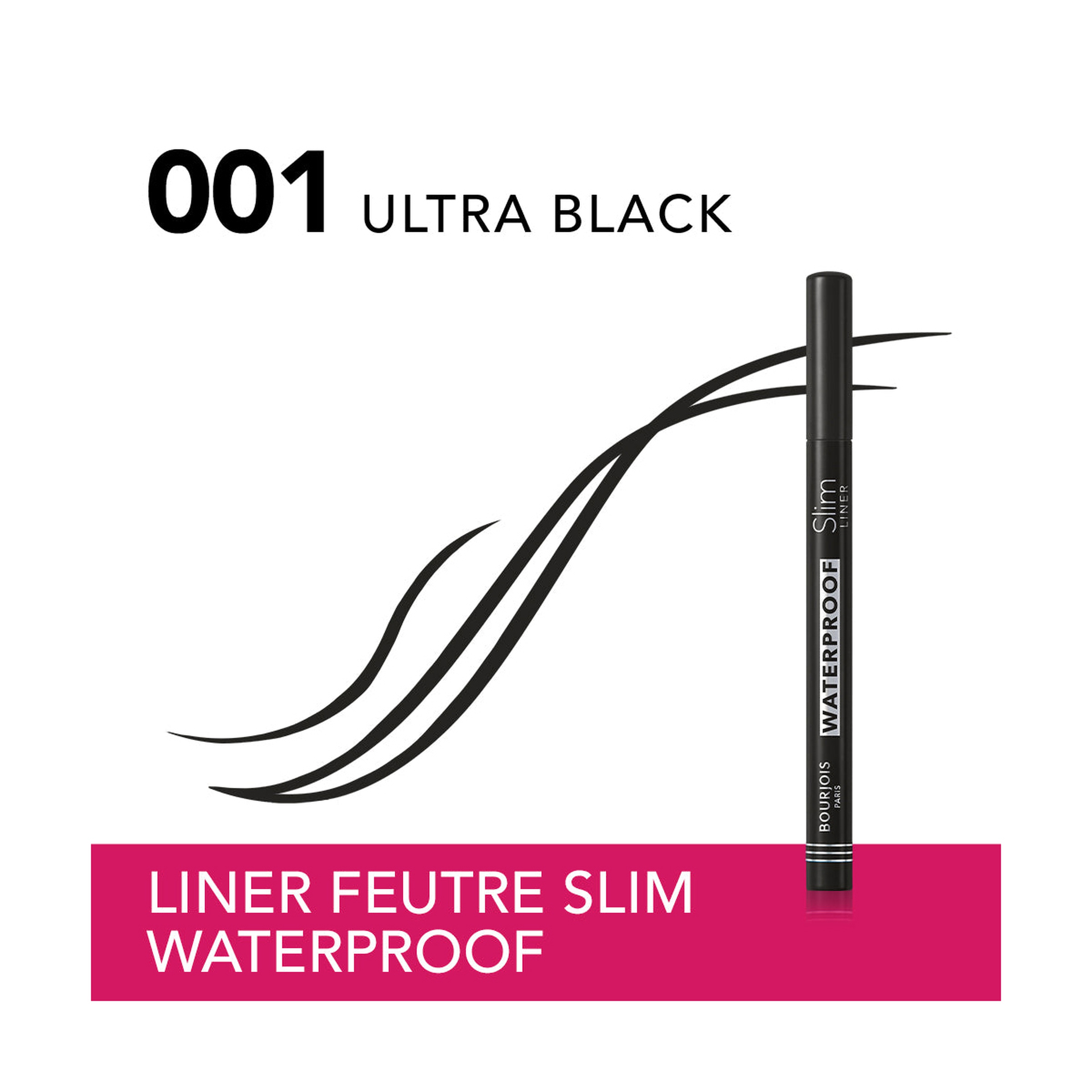 Bourjois Eye Liner Feutre Slim Waterproof 001 Ultra Black