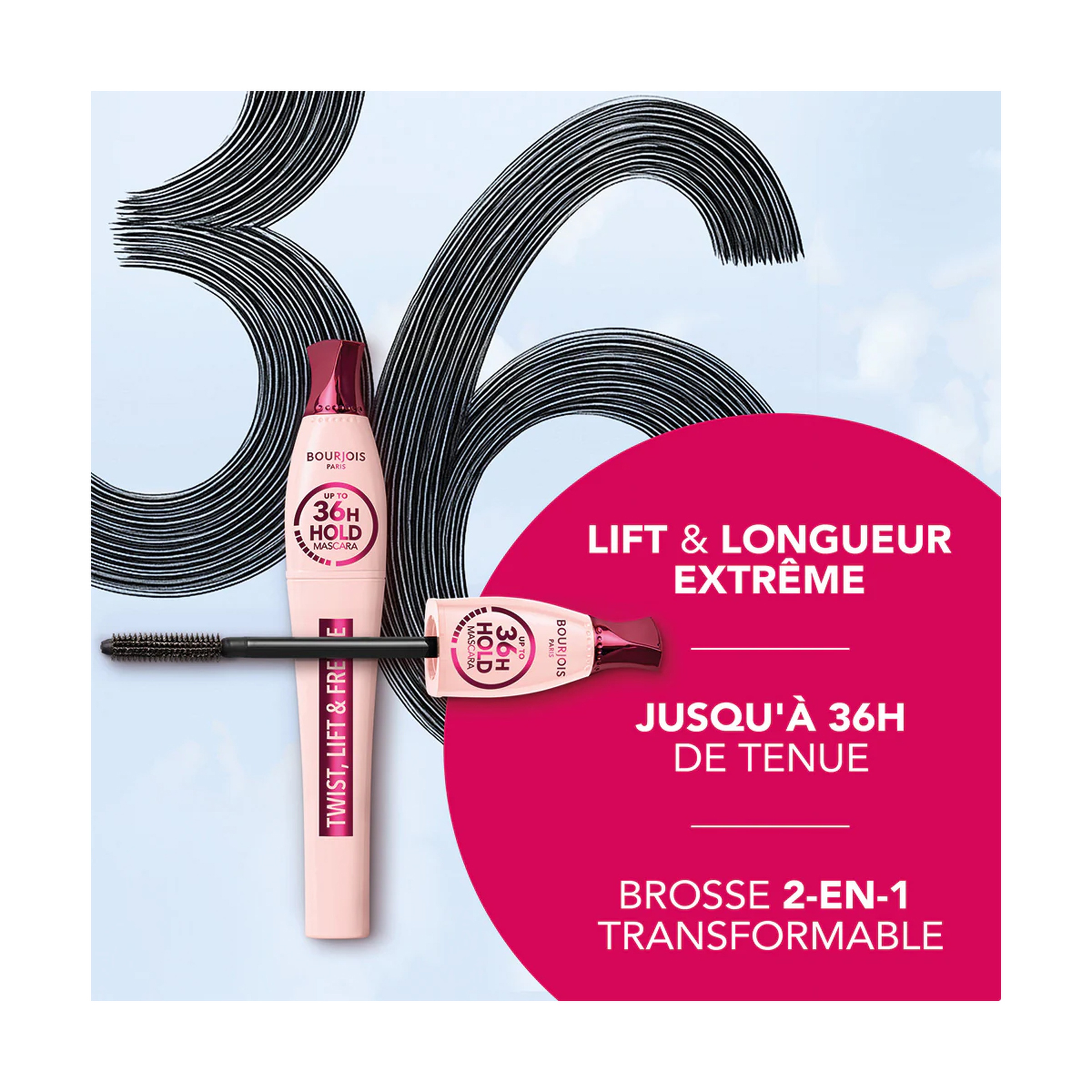 Bourjois Mascara Twist-Up The Volume Twist Lift And Freeze