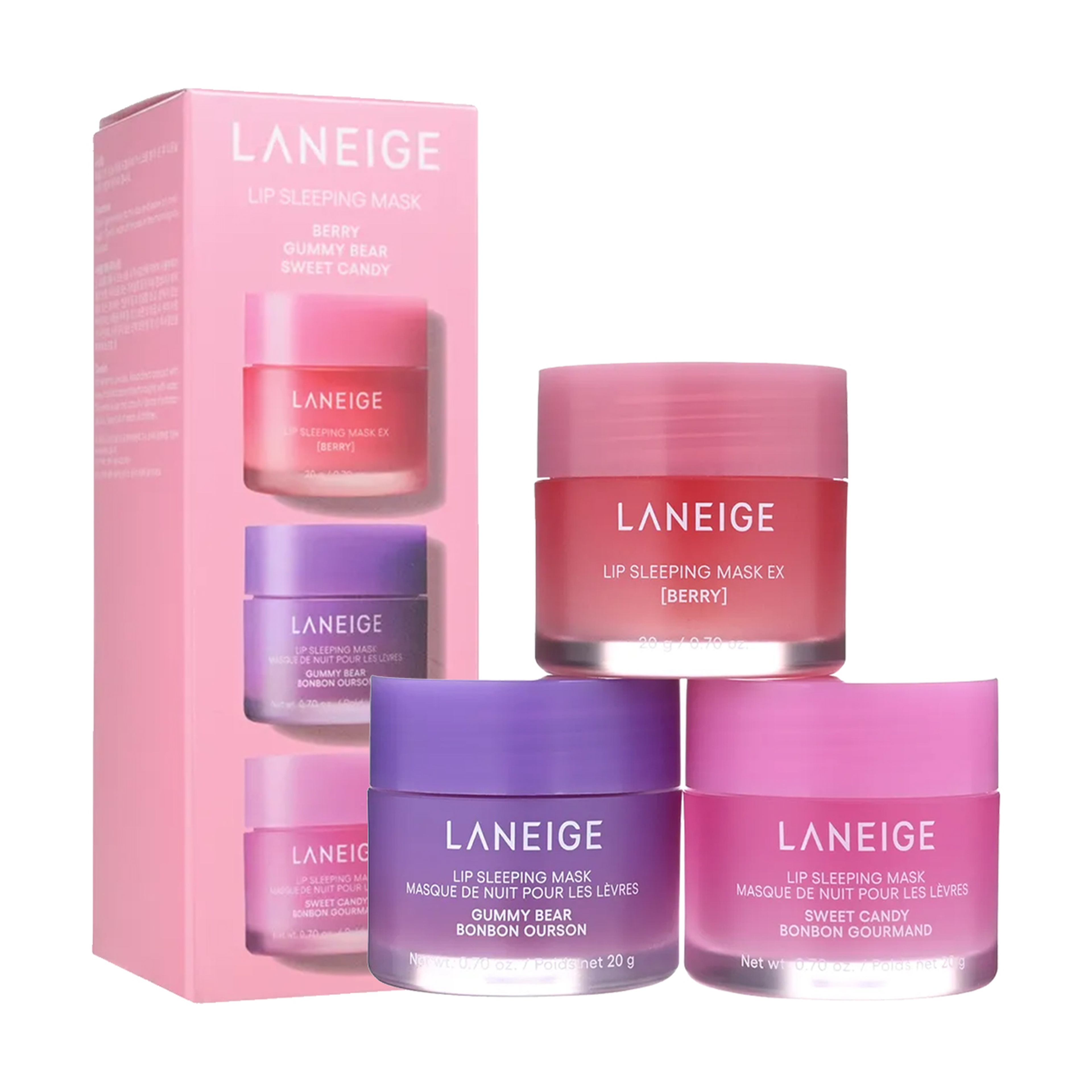 لانيج تريو ليب ماسك 3×20جم