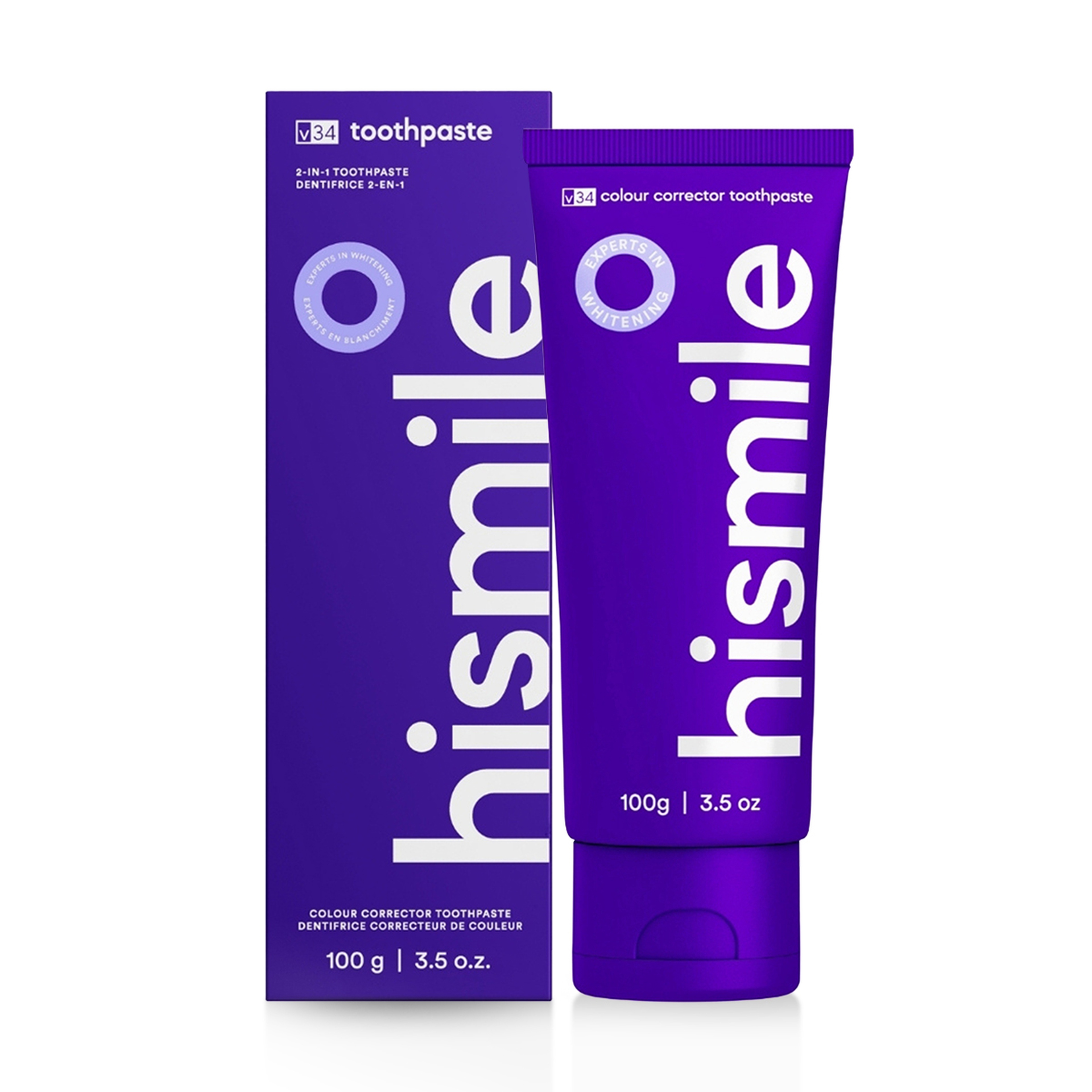 Hismile V34 Colour Corrector Toothpaste 60 GM