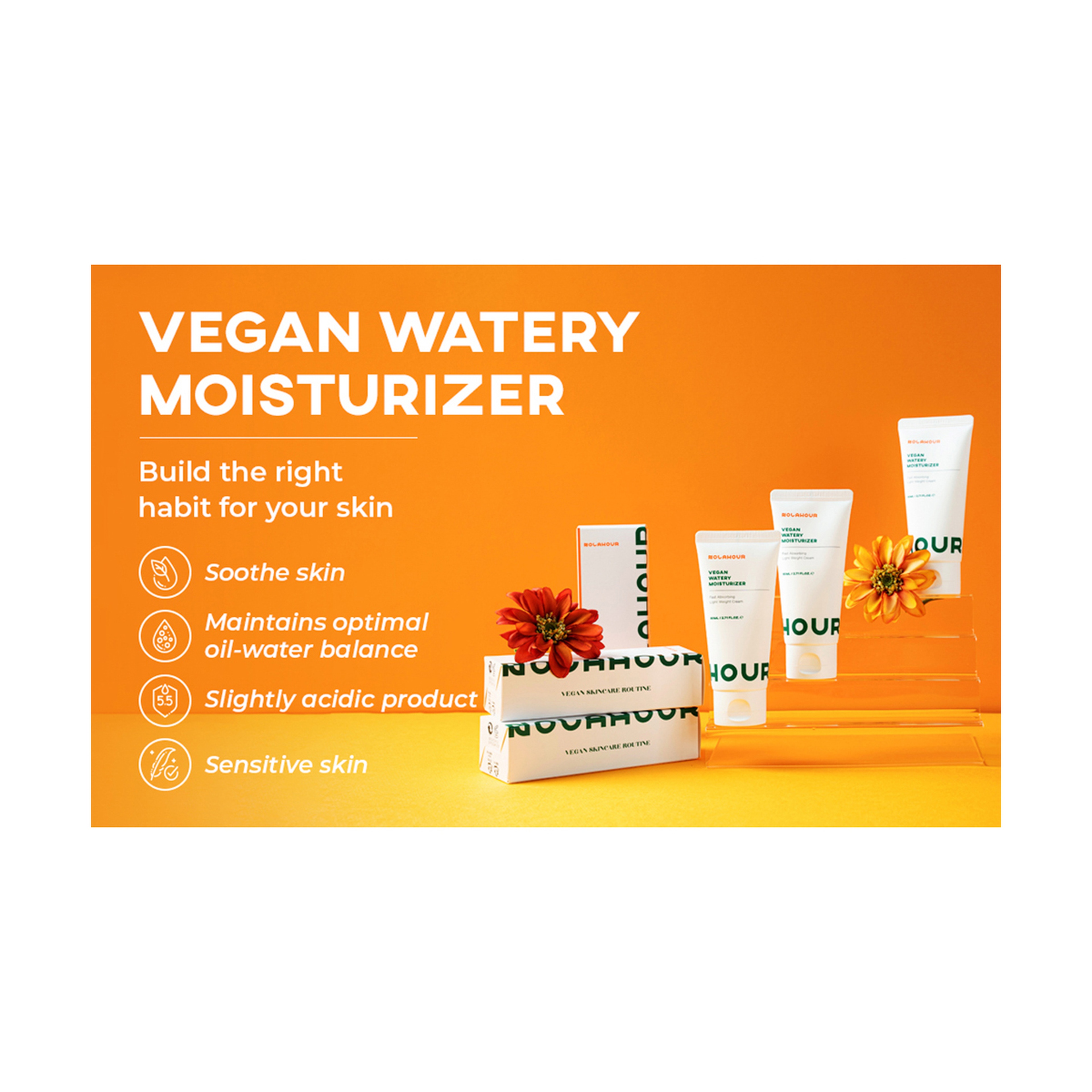 نولاهور العناية بالبشرة، مرطب مائي