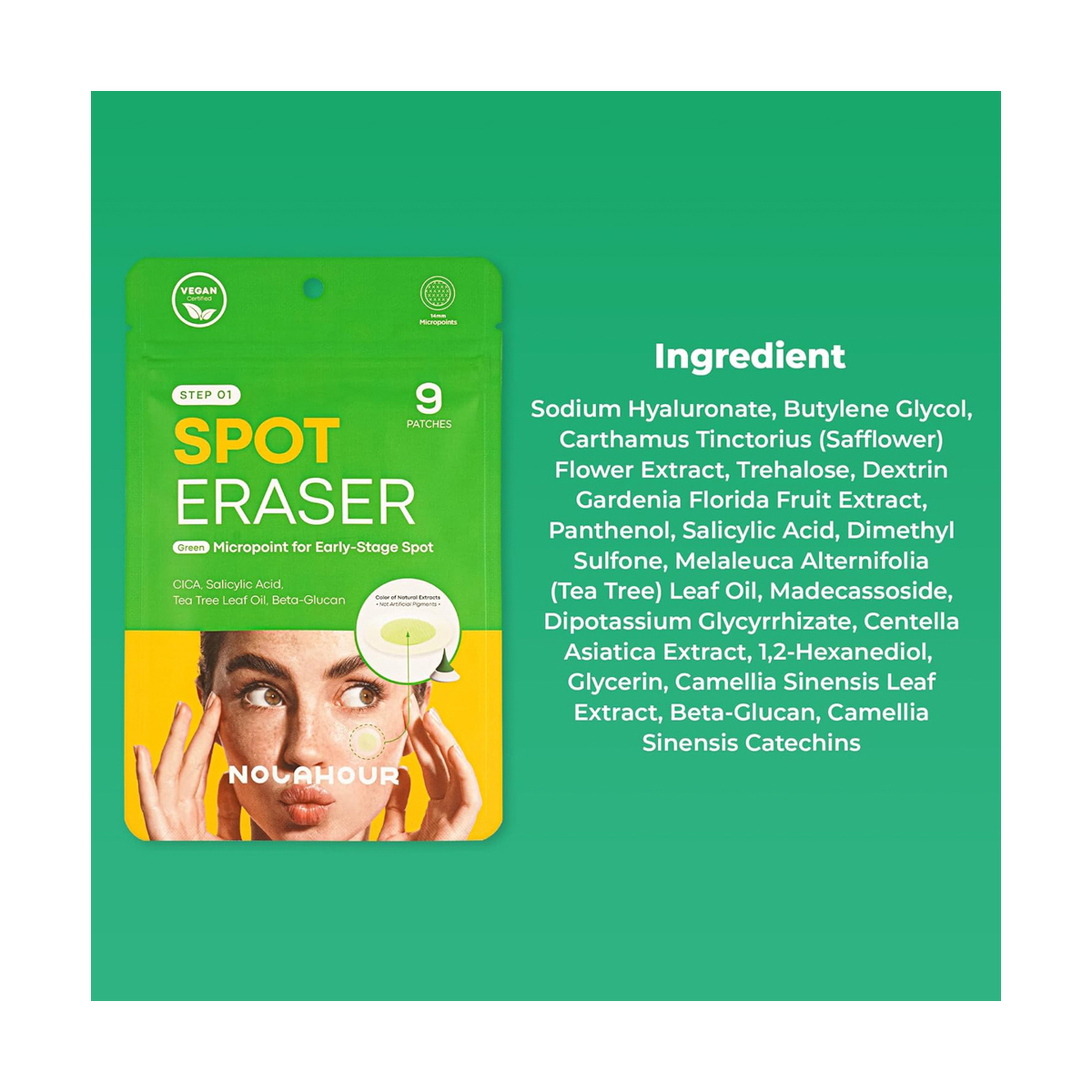 نولاهور رقعة حب الشباب مزيل بقع خضراء