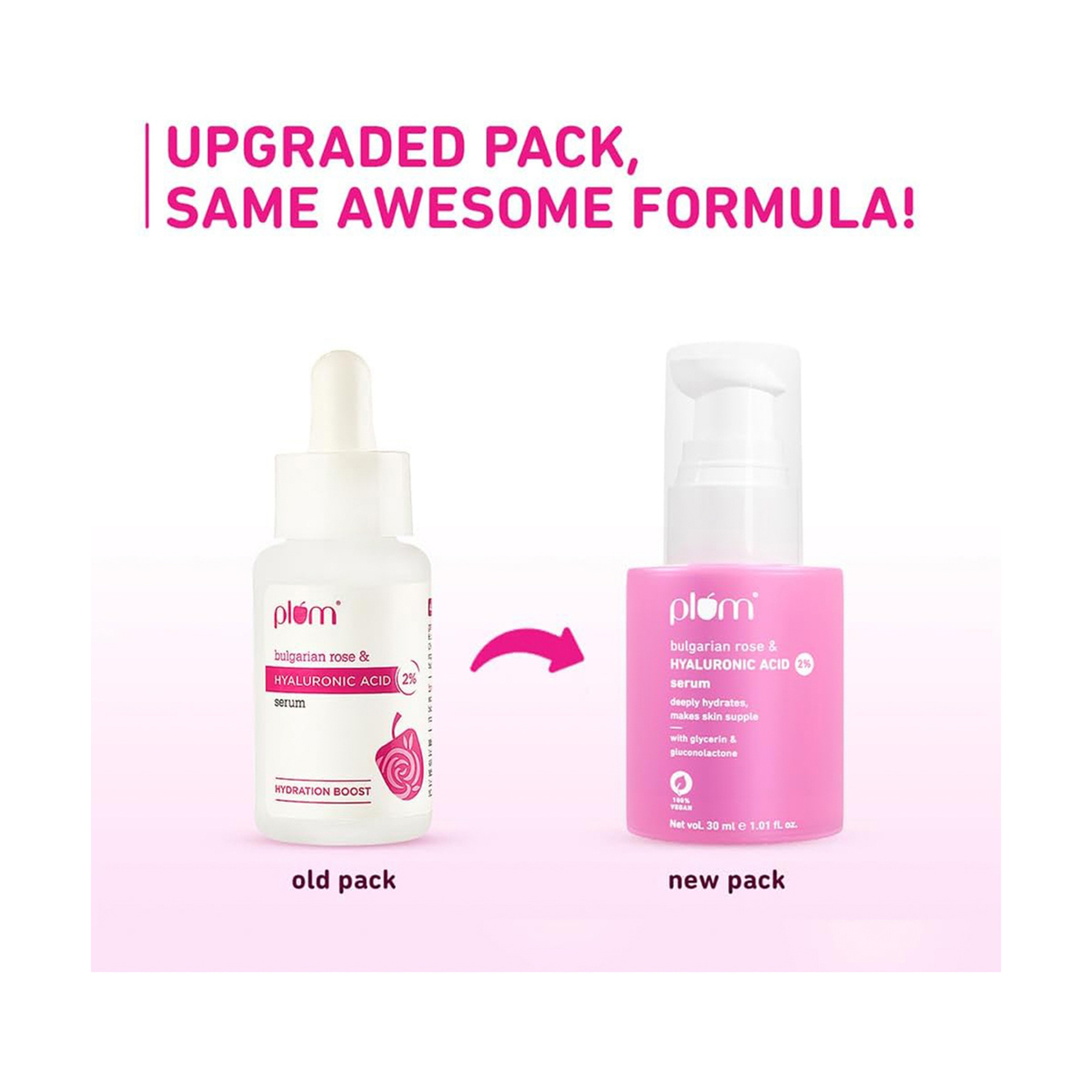 بلوم سيروم ورد بلغاري هيالورونيك 2% 30مل