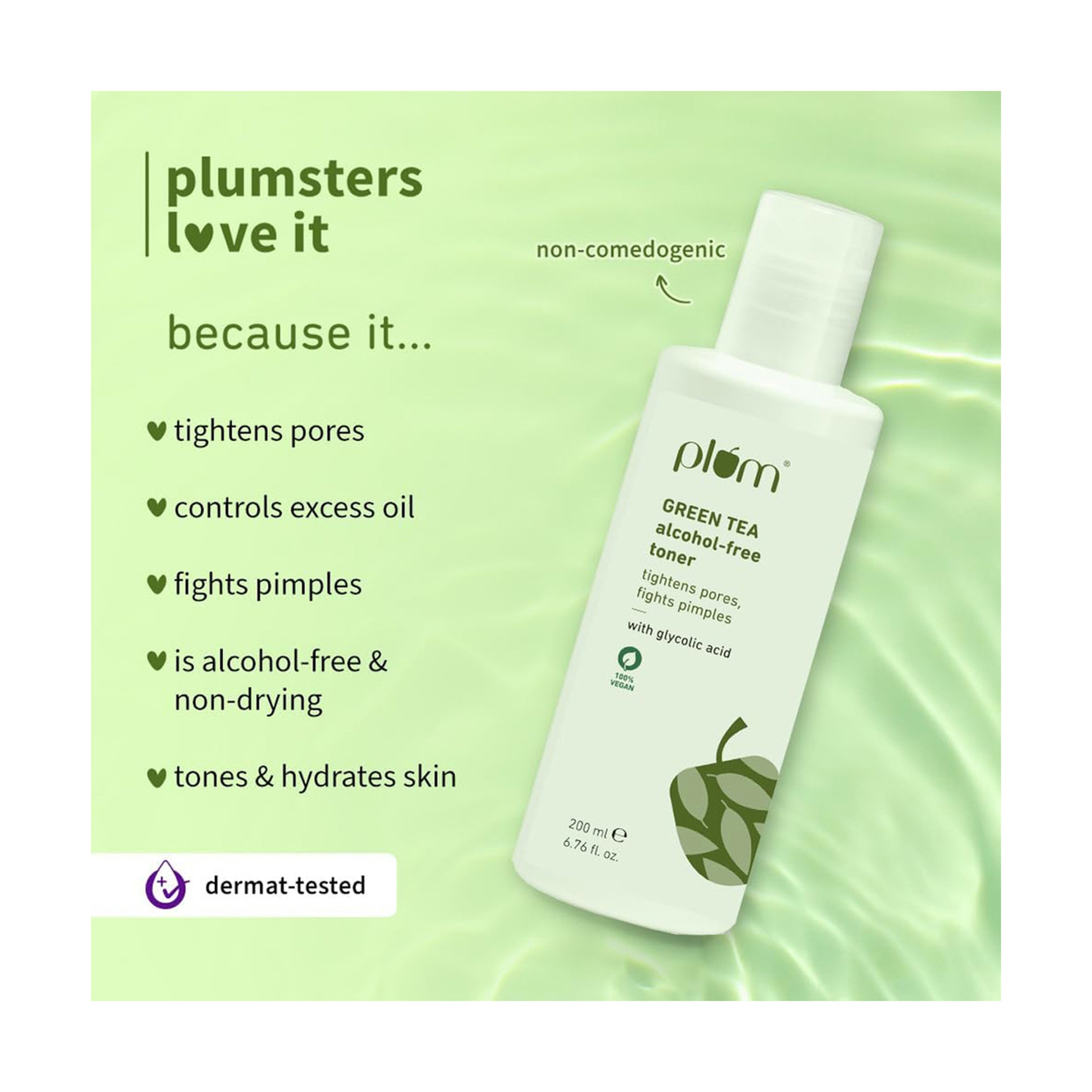 بلوم تونر الشاي الأخضر الخالي من الكحول