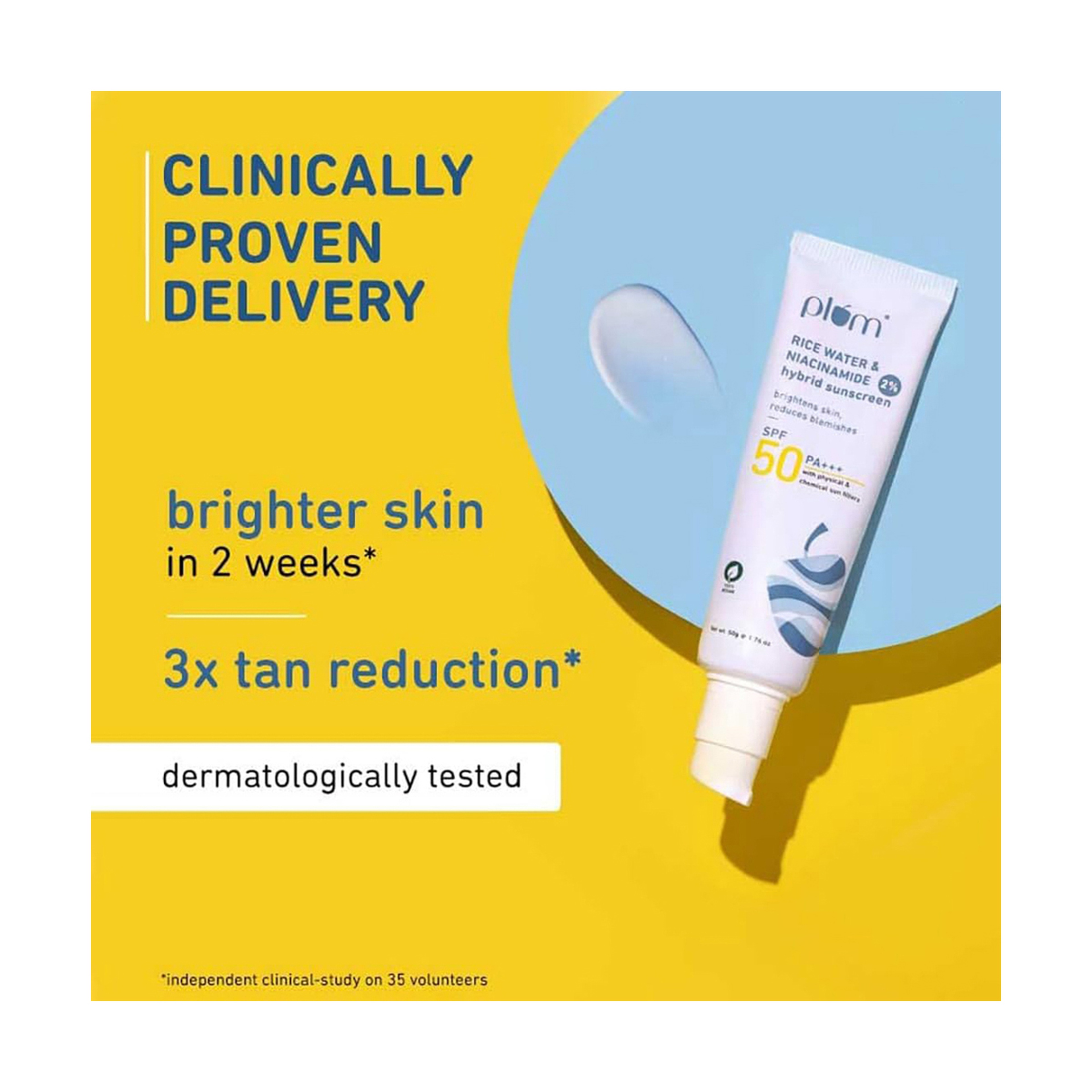 بلوم واقي شمس بماء أرز والنياسيناميد50جم