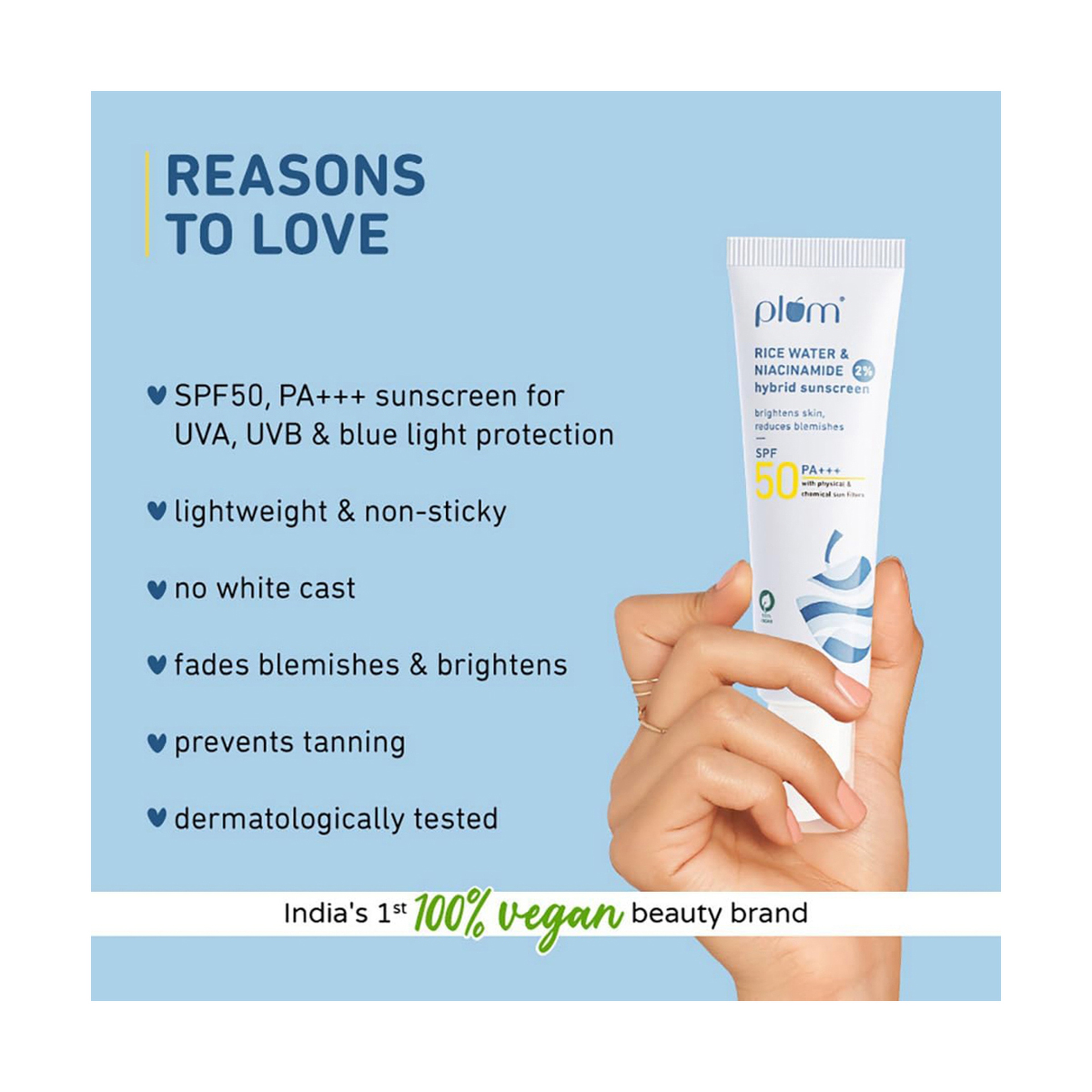 بلوم واقي شمس بماء أرز والنياسيناميد50جم