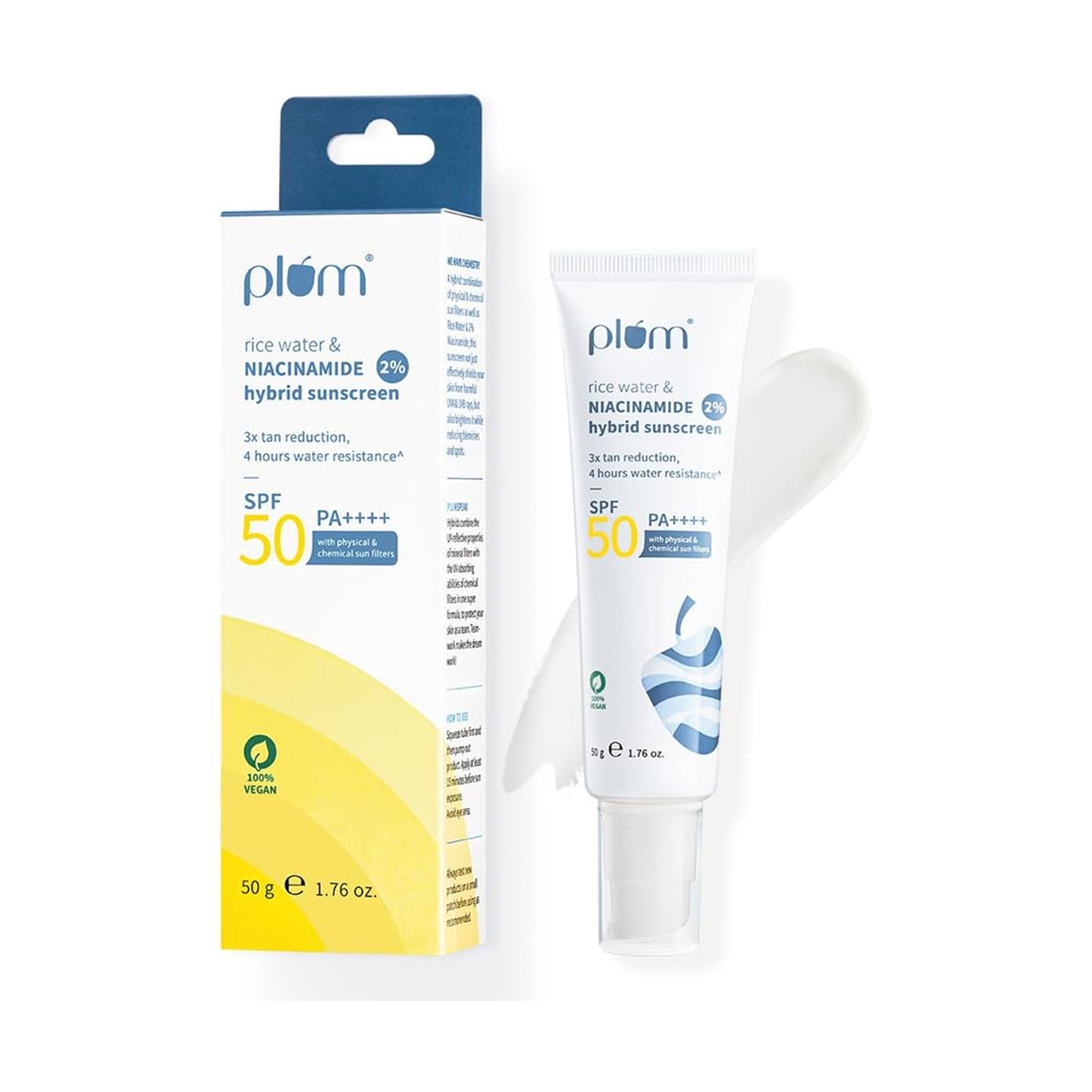 بلوم واقي شمس بماء أرز والنياسيناميد50جم