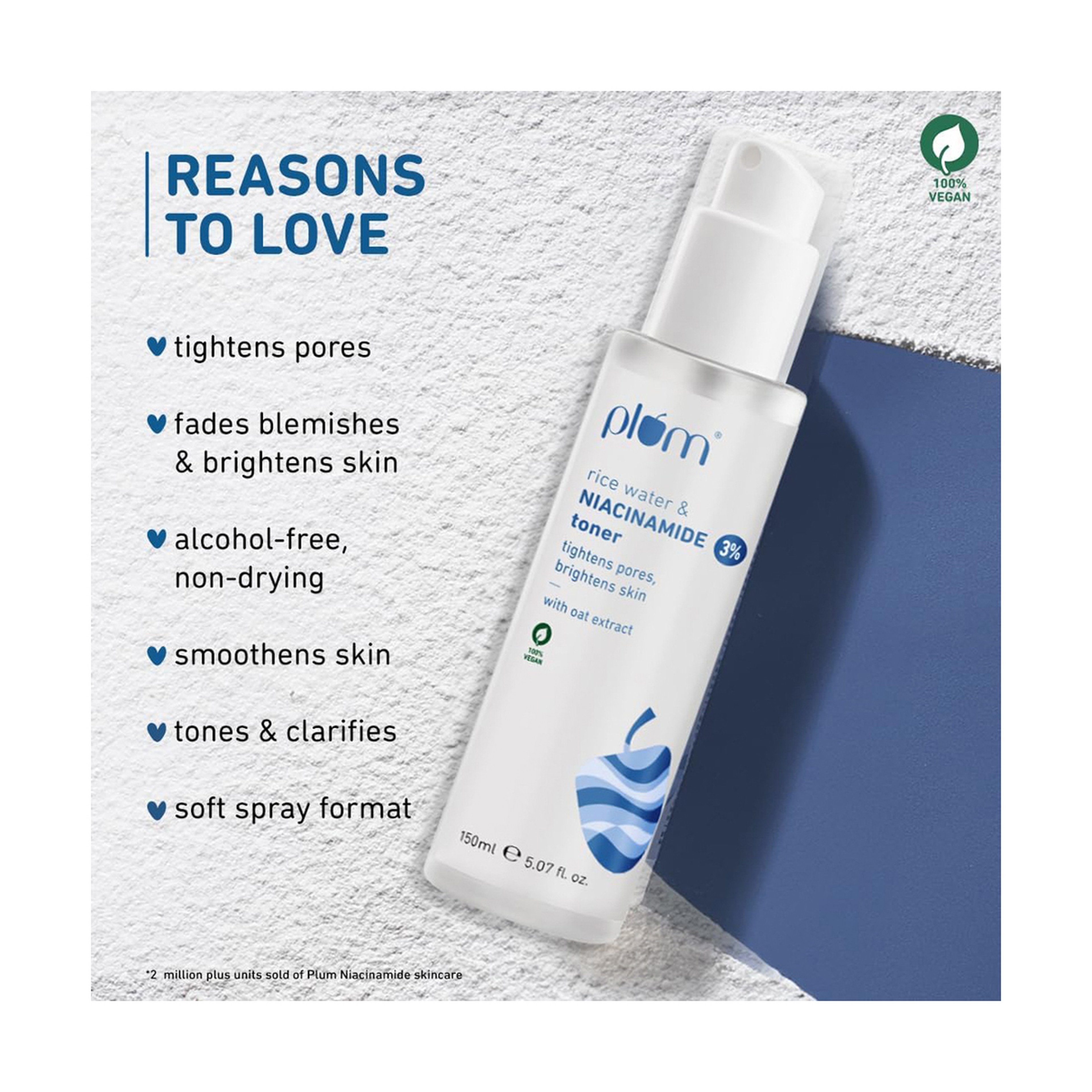 بلوم تونر ماء أرز و3% نياسيناميد 150 مل