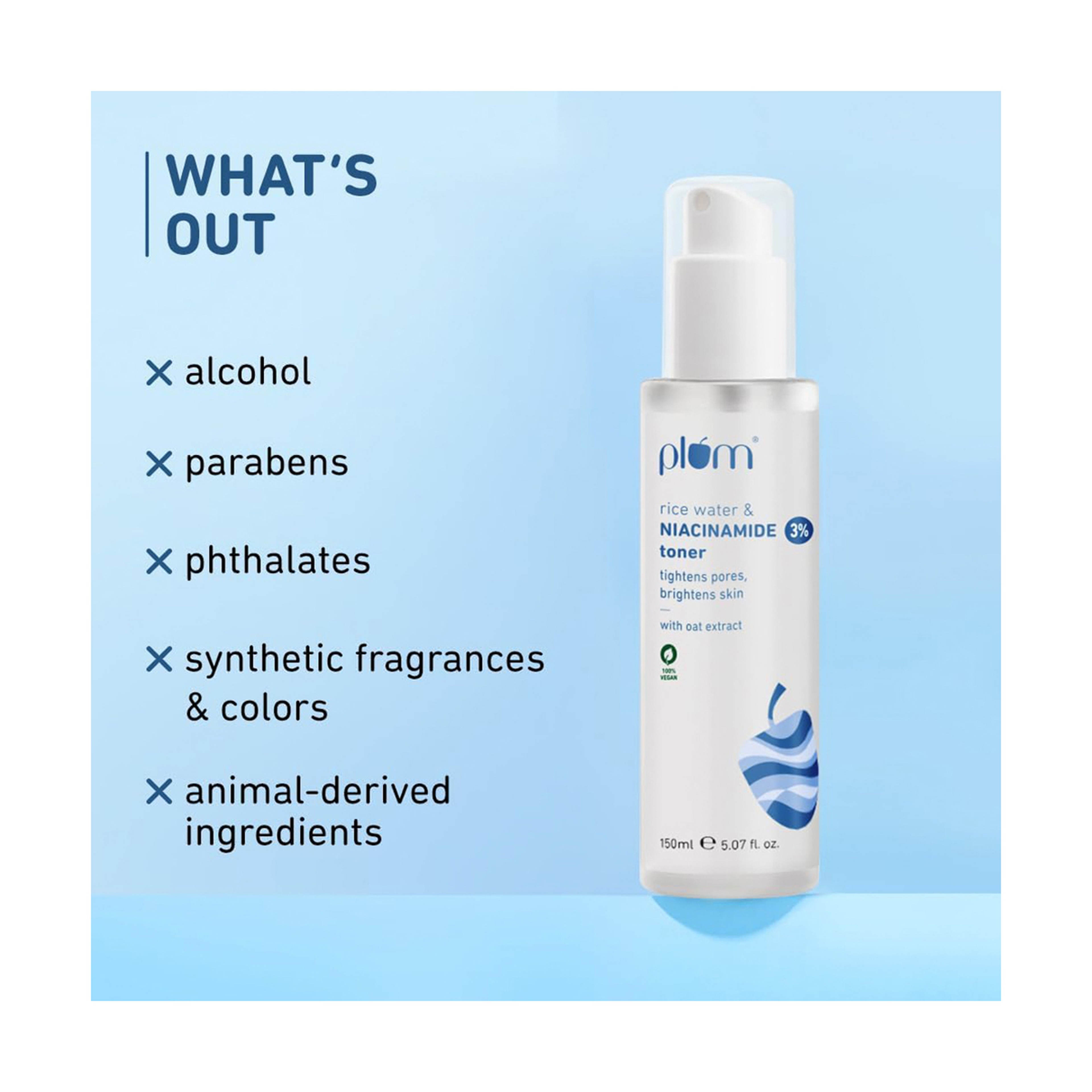 بلوم تونر ماء أرز و3% نياسيناميد 150 مل