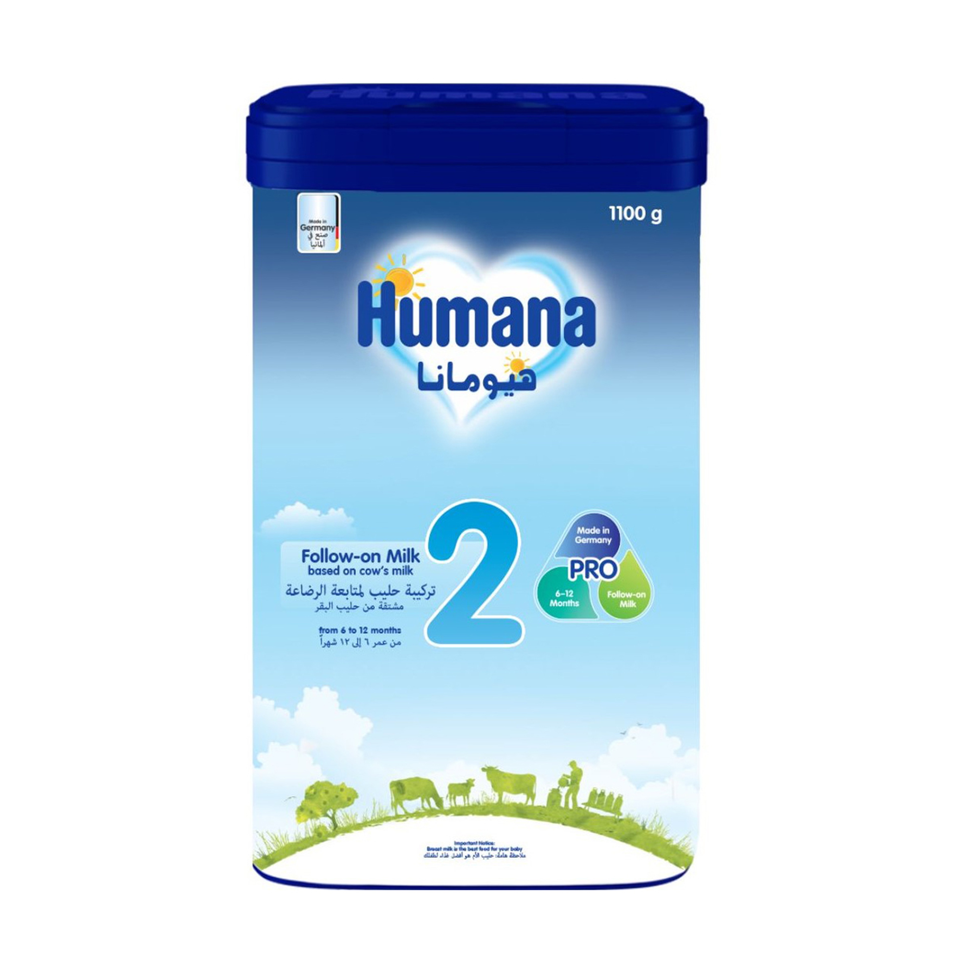 Humana No-2 Probalance Infant 1100G