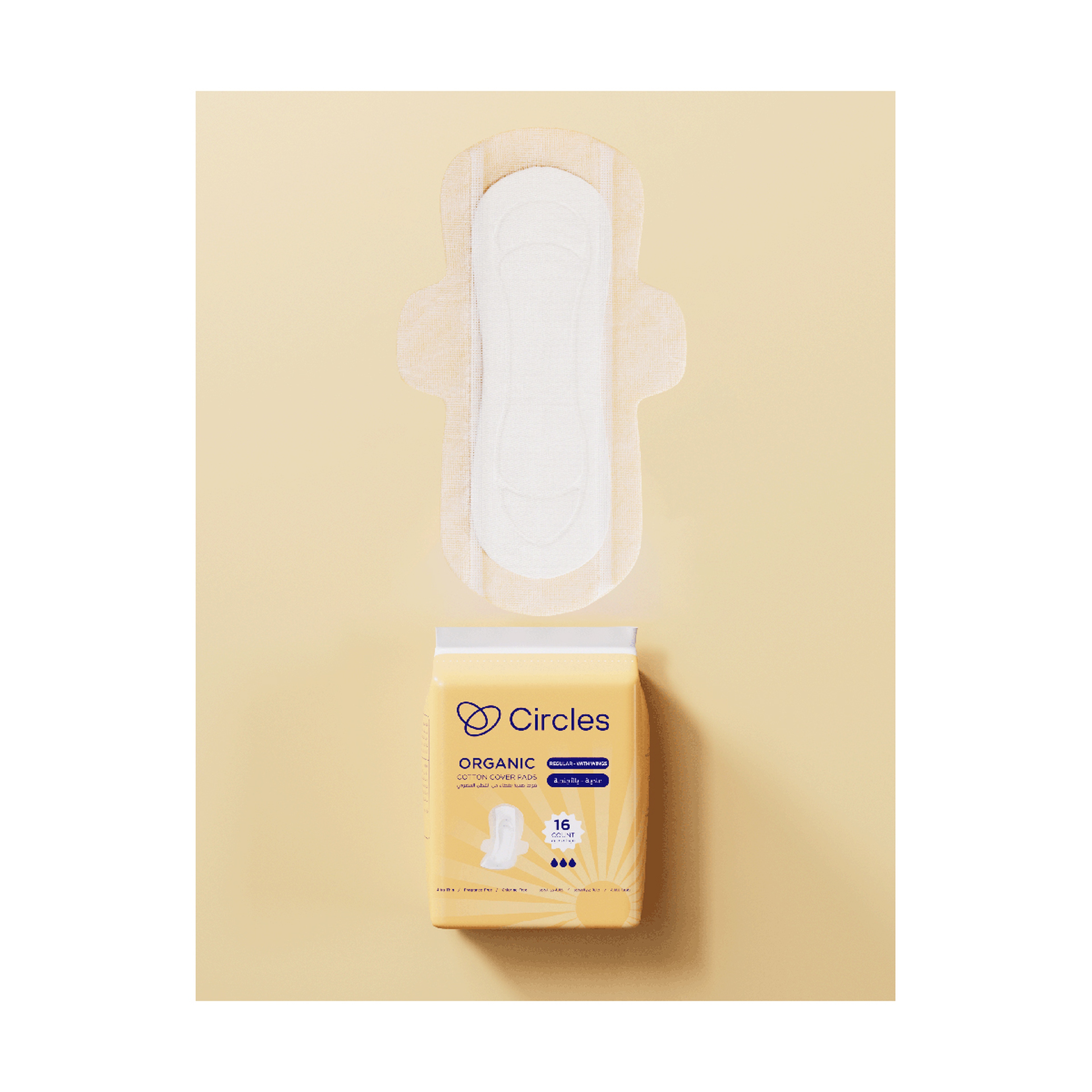 Circles Organic Regular Wings 16X45