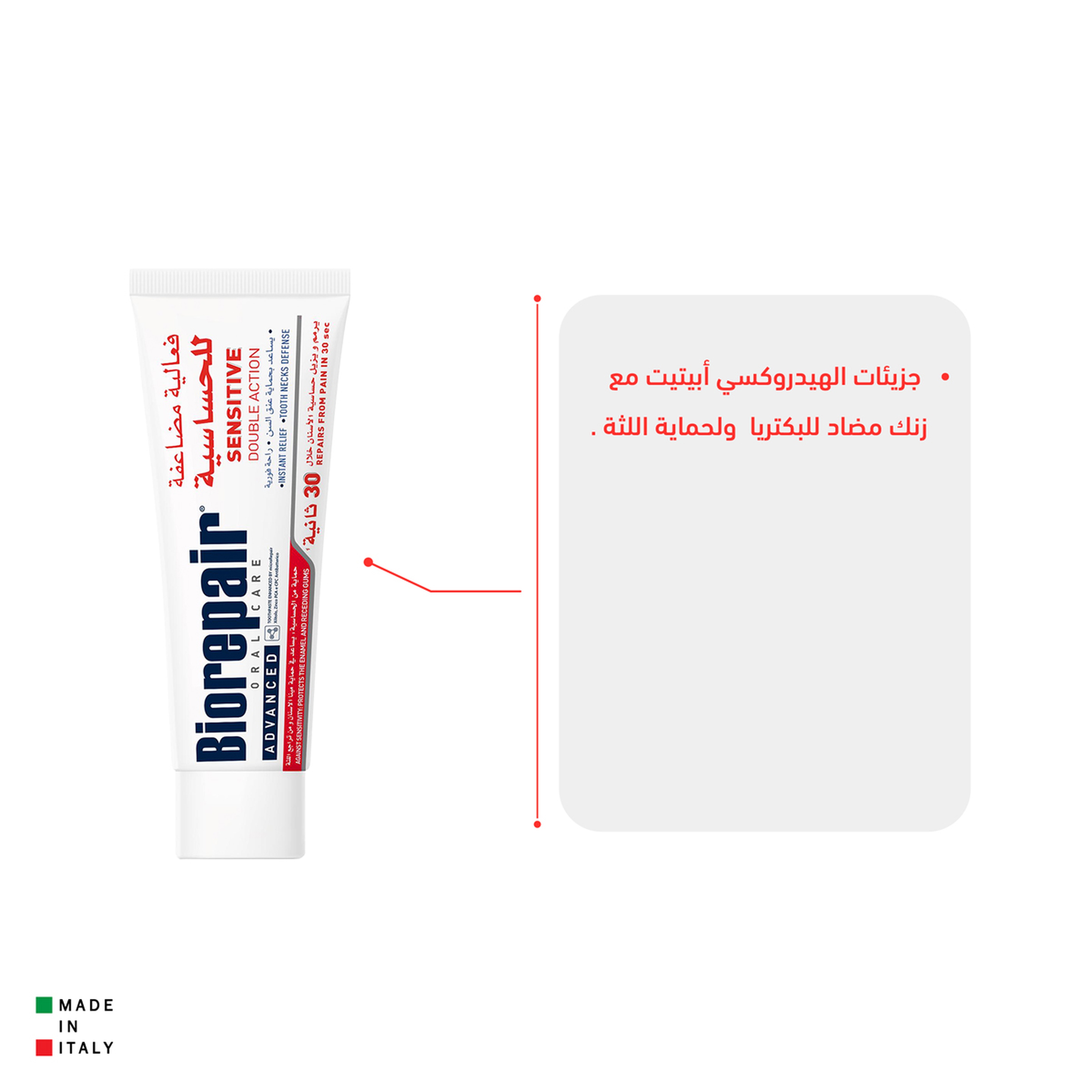 Biorepair Toothpaste Fast Sensitive Repair - 75 Ml