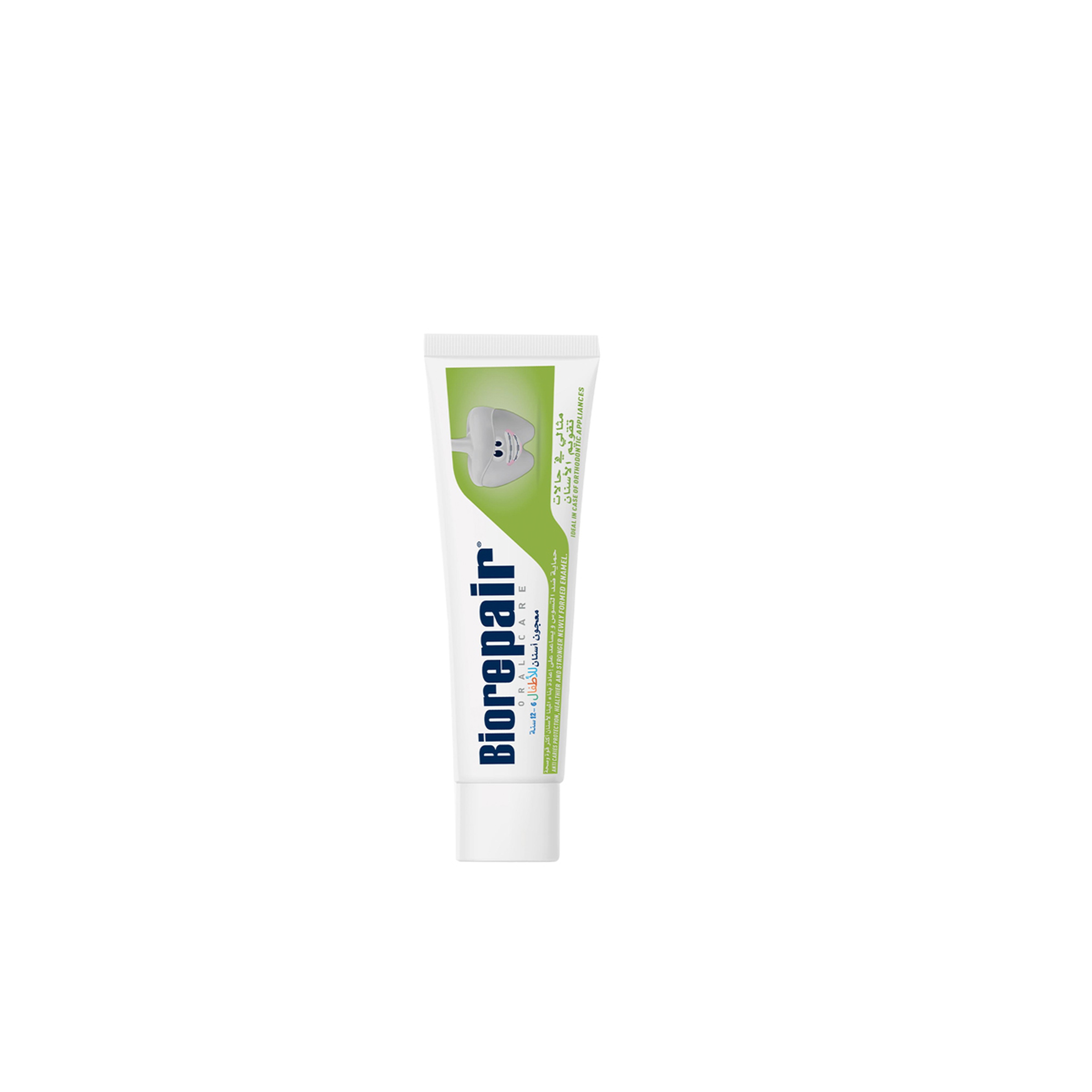 Biorepair Toothpaste 6-12 Y Toothpaste Refreshing Mint Taste, 75 Ml