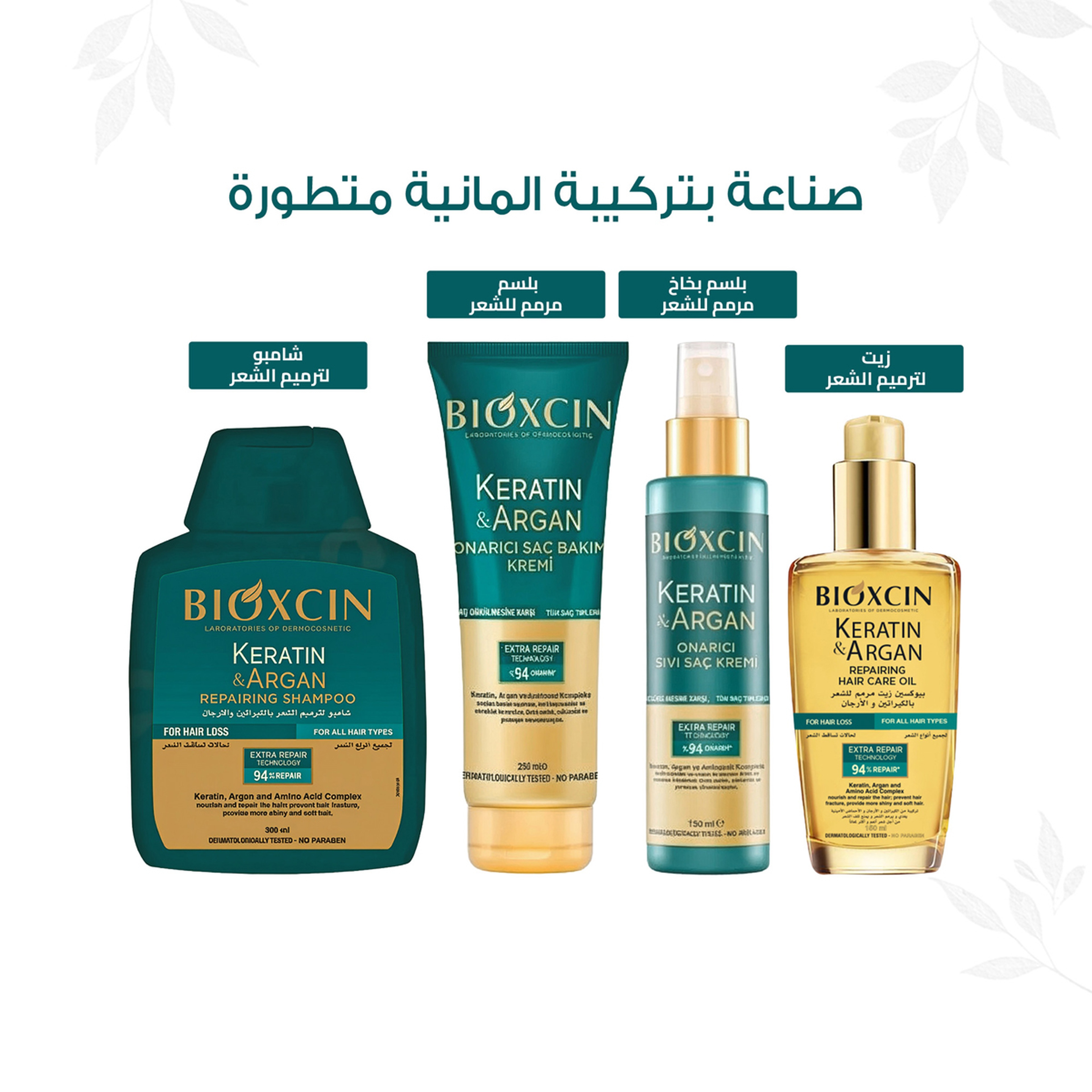 Bioxcin Keratin-Argan Hair Care Oil 150Ml