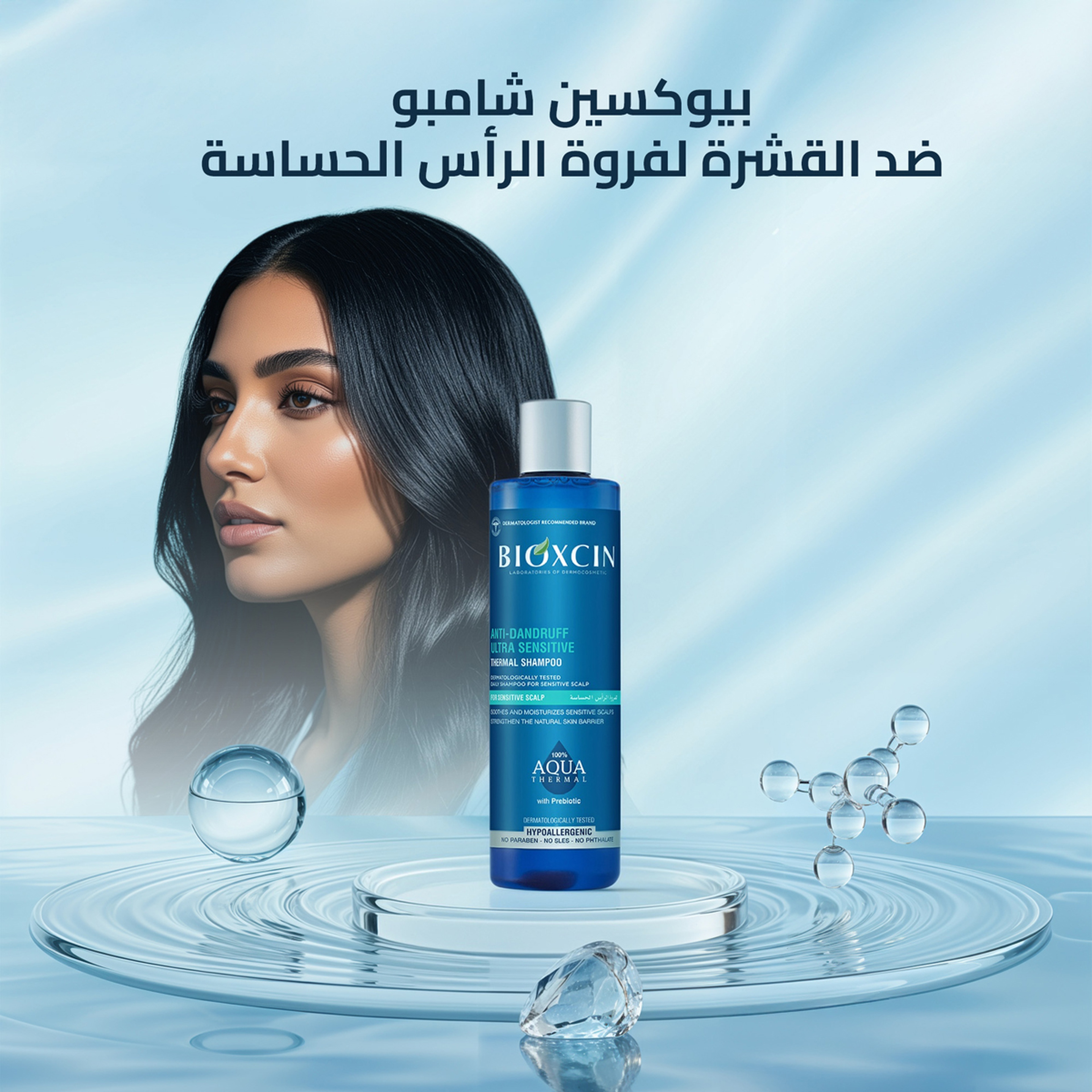 Bioxcin Aqua Thermal Shampoo For Sensitive Hair 300 Ml