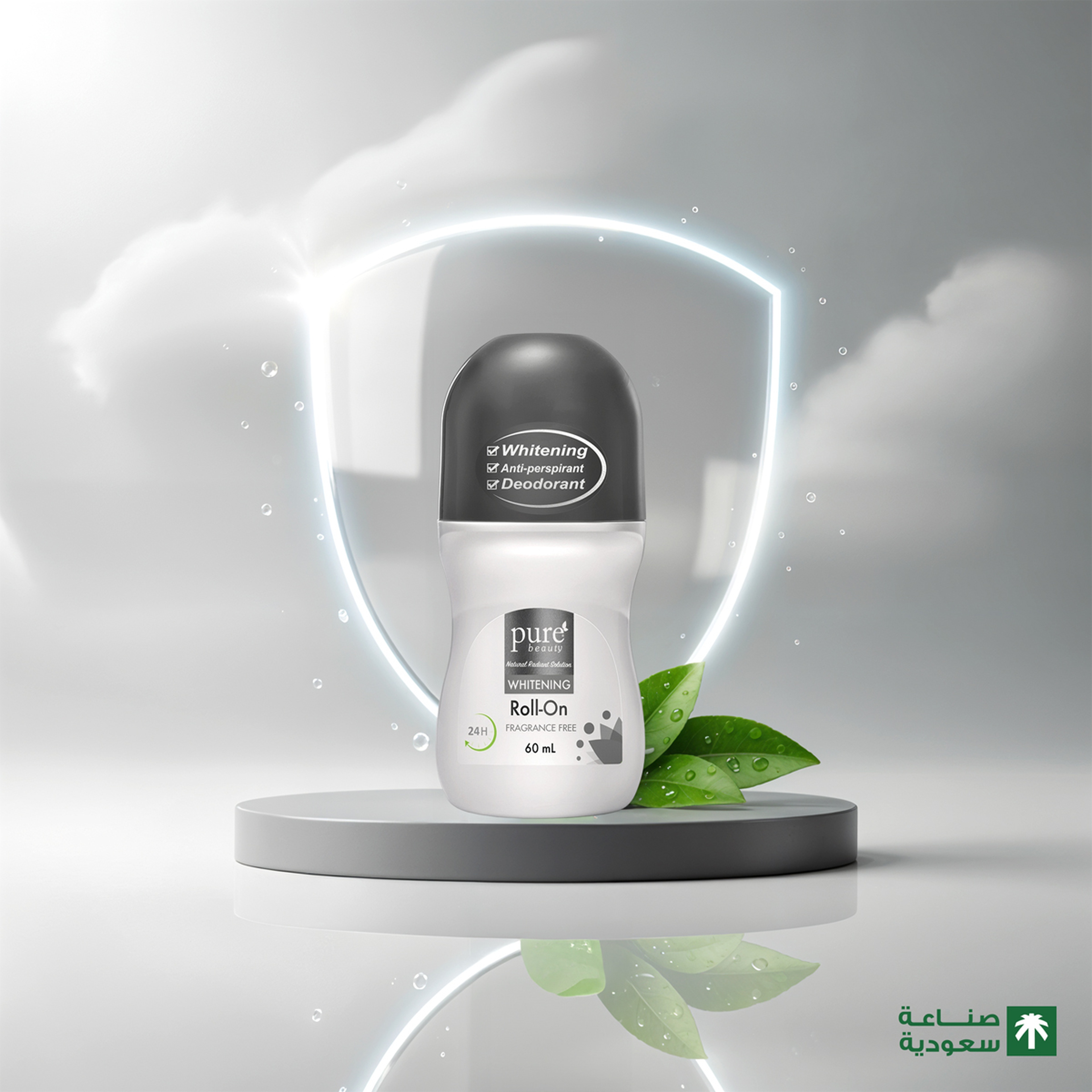 Pure Beauty Antiperspirant For Skin Whitening 24 Hours - 60Ml