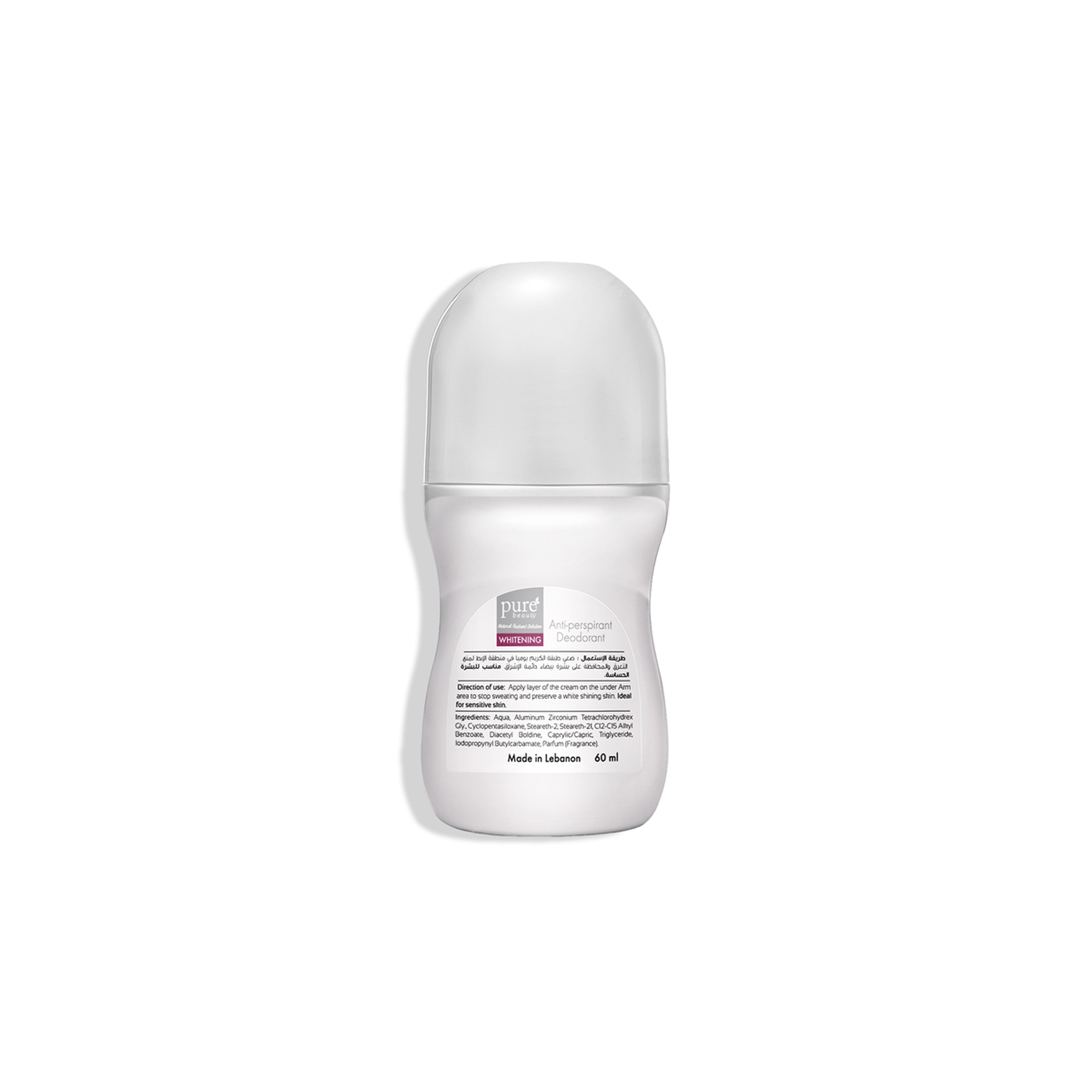 Purebeauty Antiperspirant Whitening Scented 60Ml