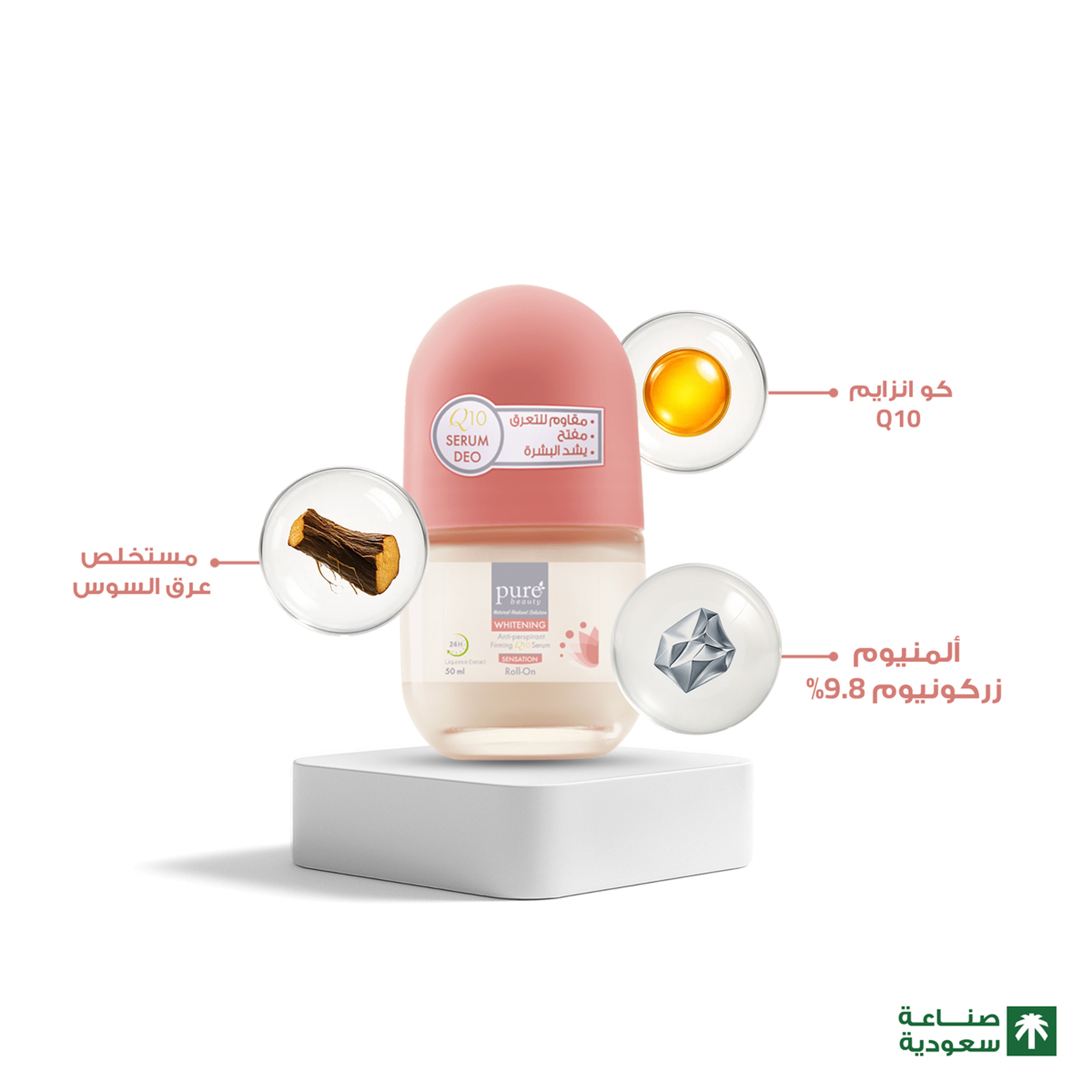 Purebeauty Roll-On Sensation Deodorant 50Ml