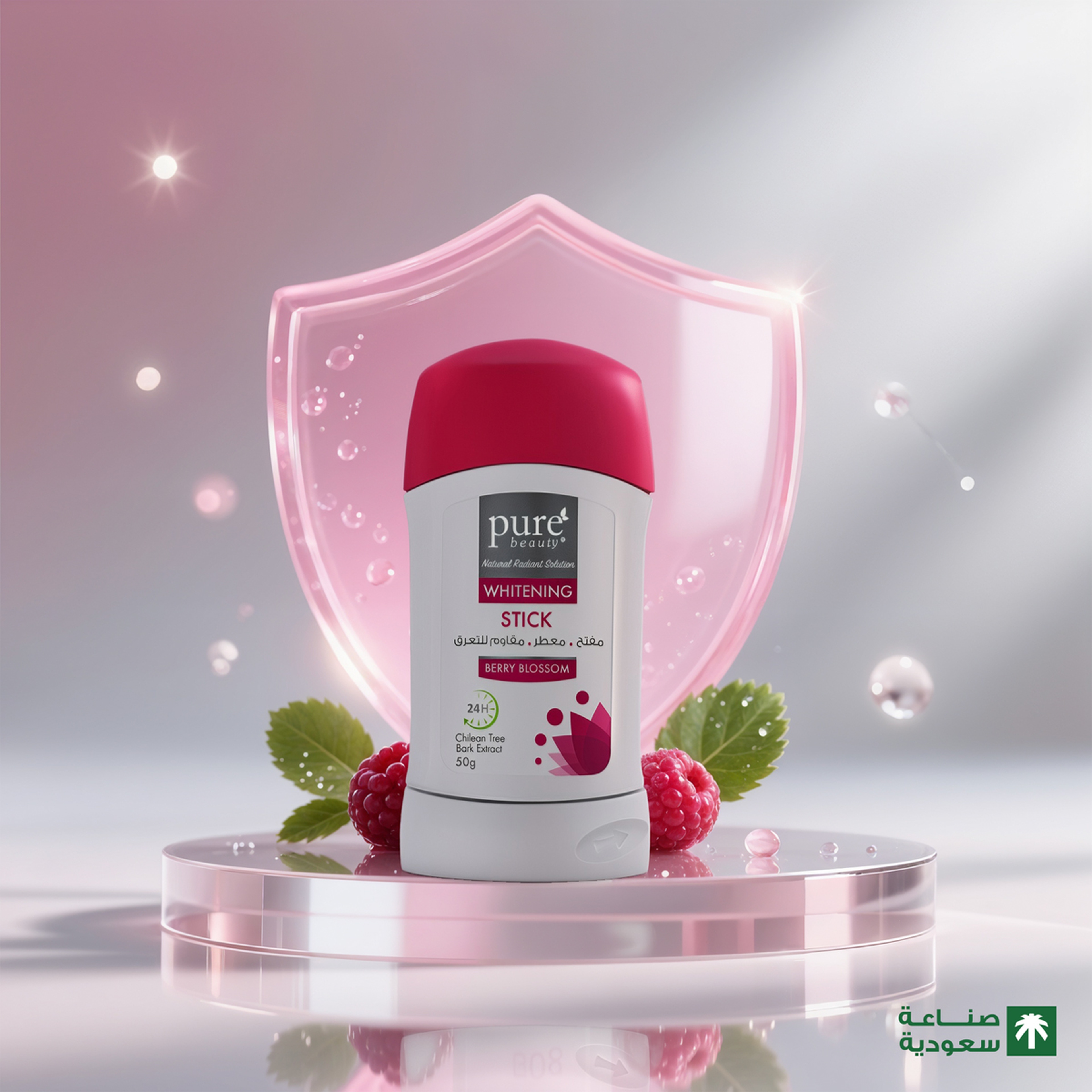 Purebeauty Antiperspirant Berry 60Ml