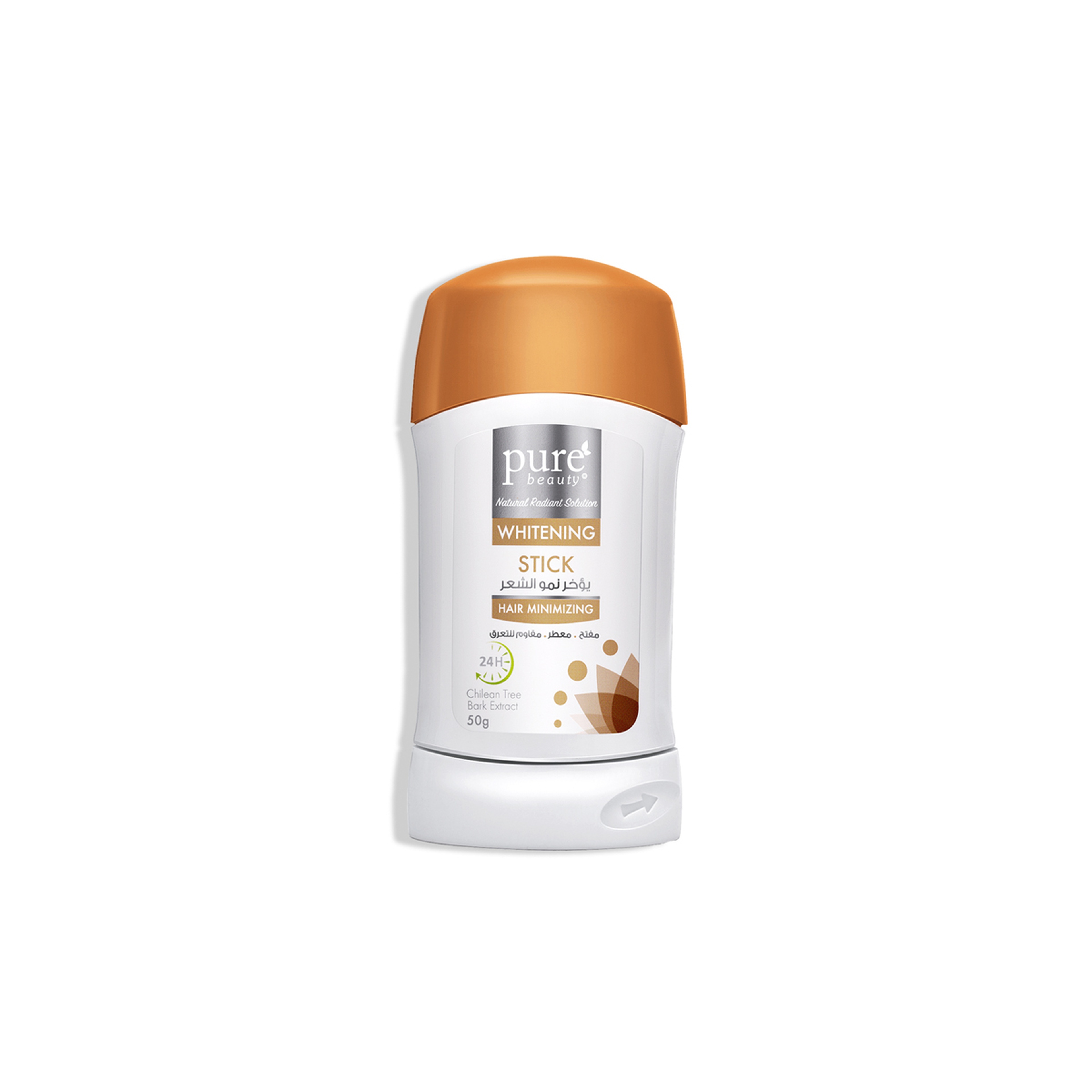 Pure Beauty Deodorant Stick - Hair Growth Inhibitor 50G