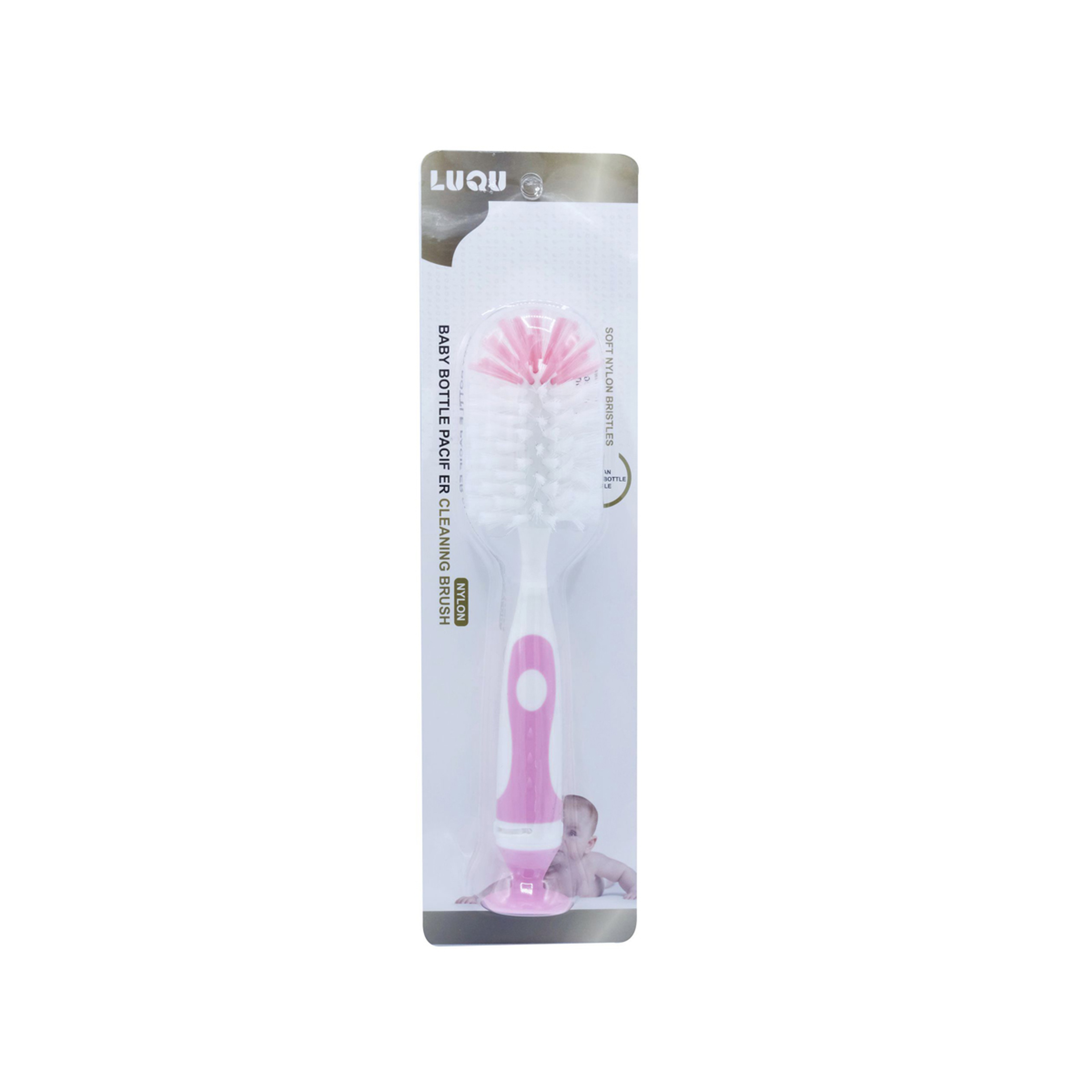 Luqu Botle Brush Cleaner Set Pink