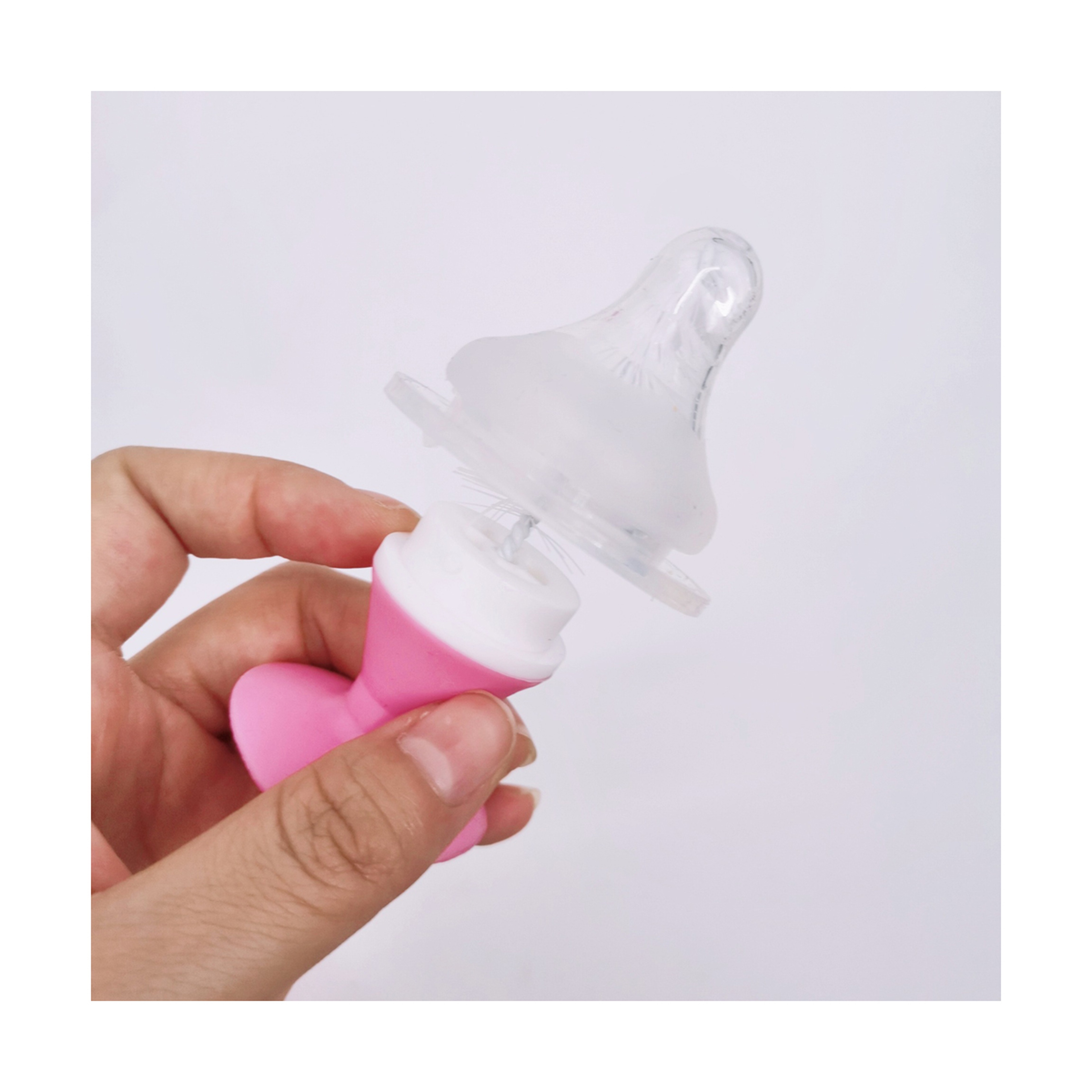 Luqu Botle Brush Cleaner Set Pink