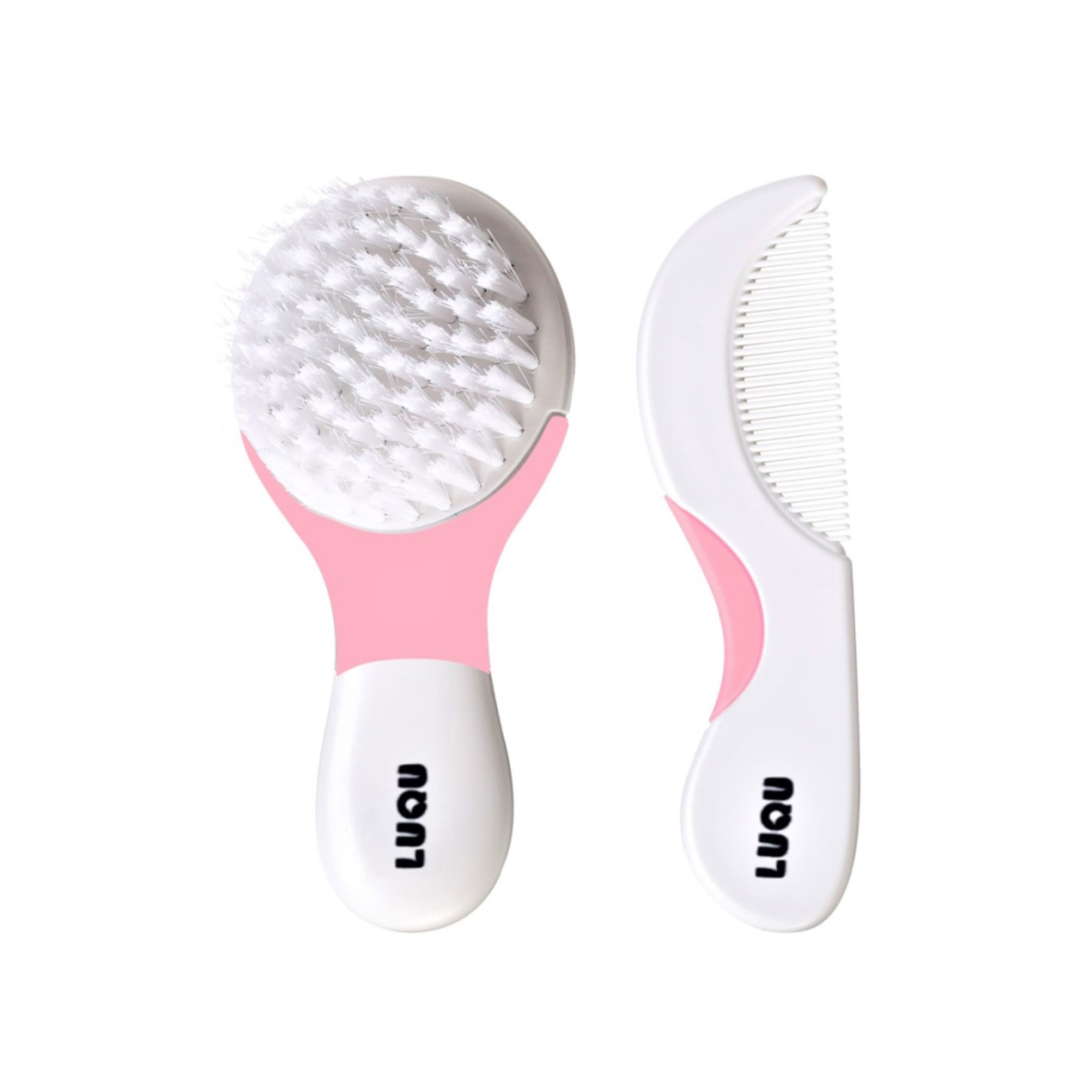 Luqu Comb And Brush Set Pink