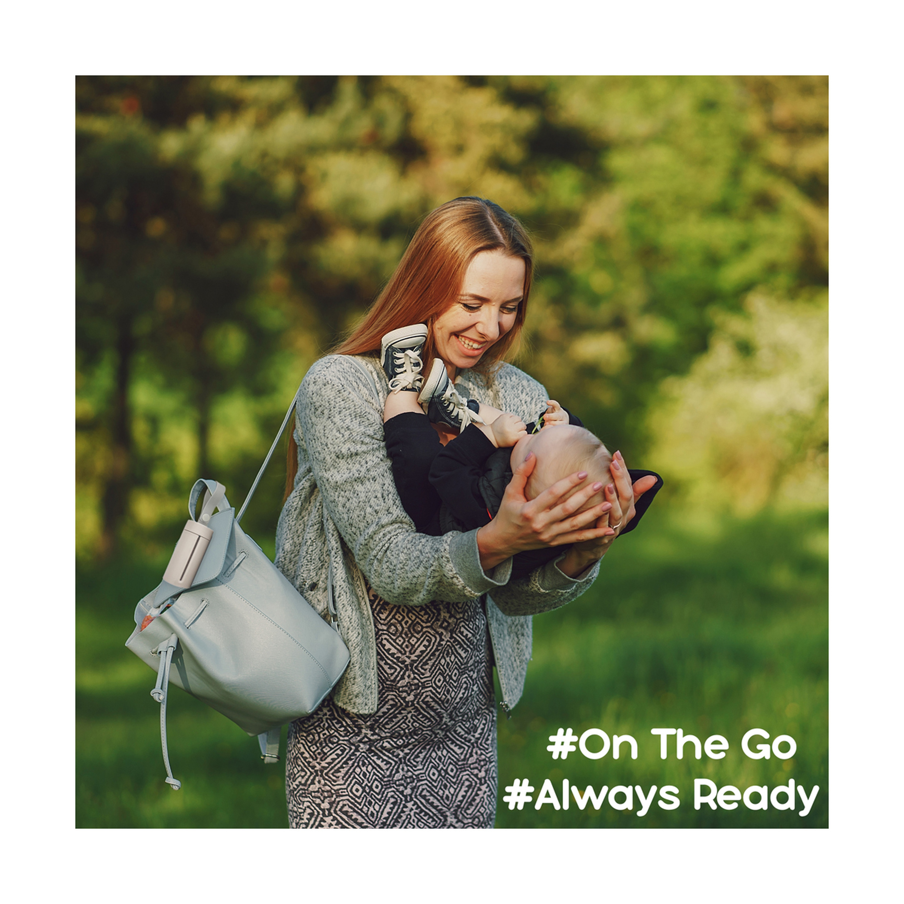 Luqu Diaper Disposal Bag Dispenser Pink