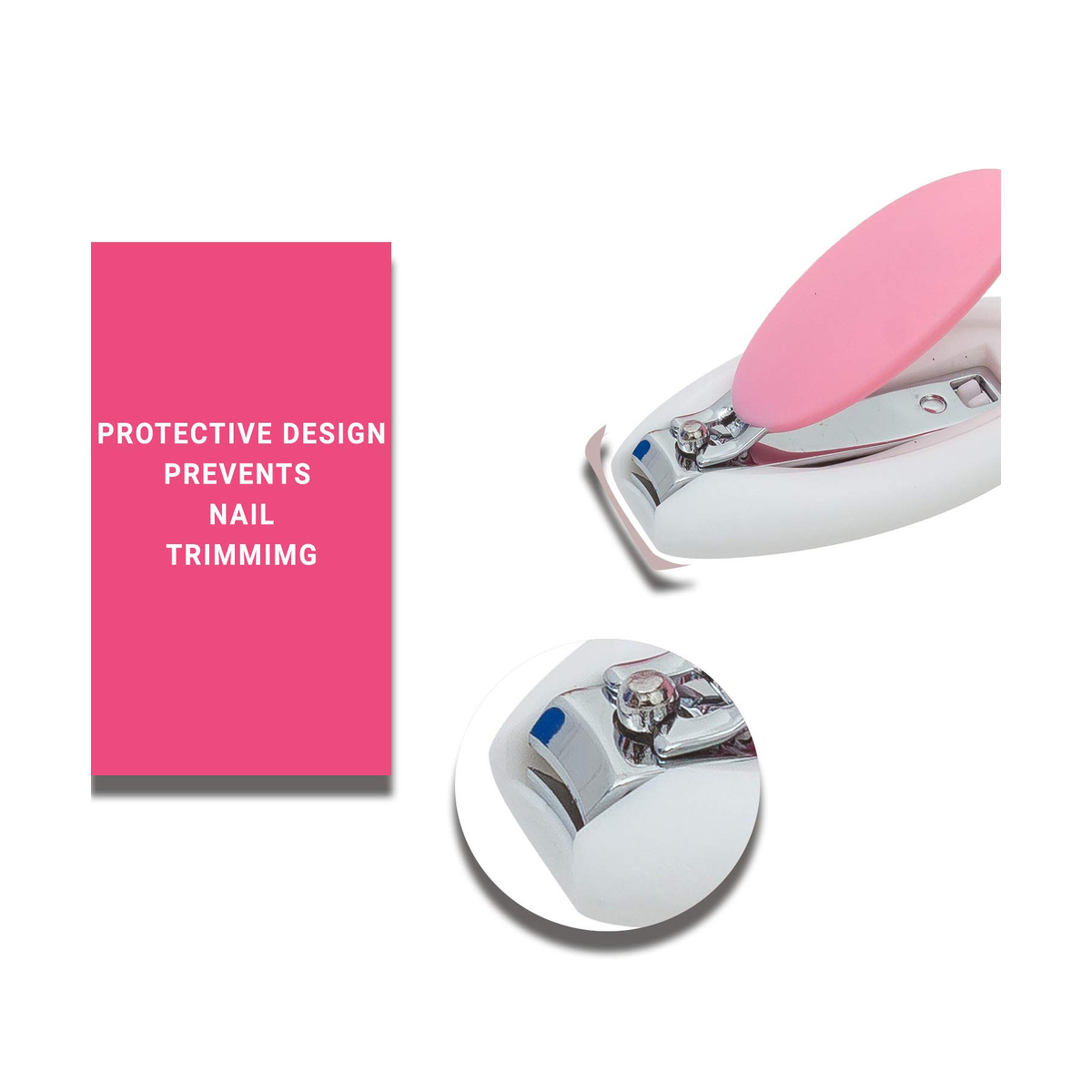 Luqu Baby Nail Clipper - Egg Shape Pink
